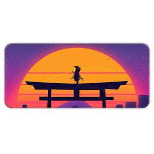 Samurai Sunset Deskmat