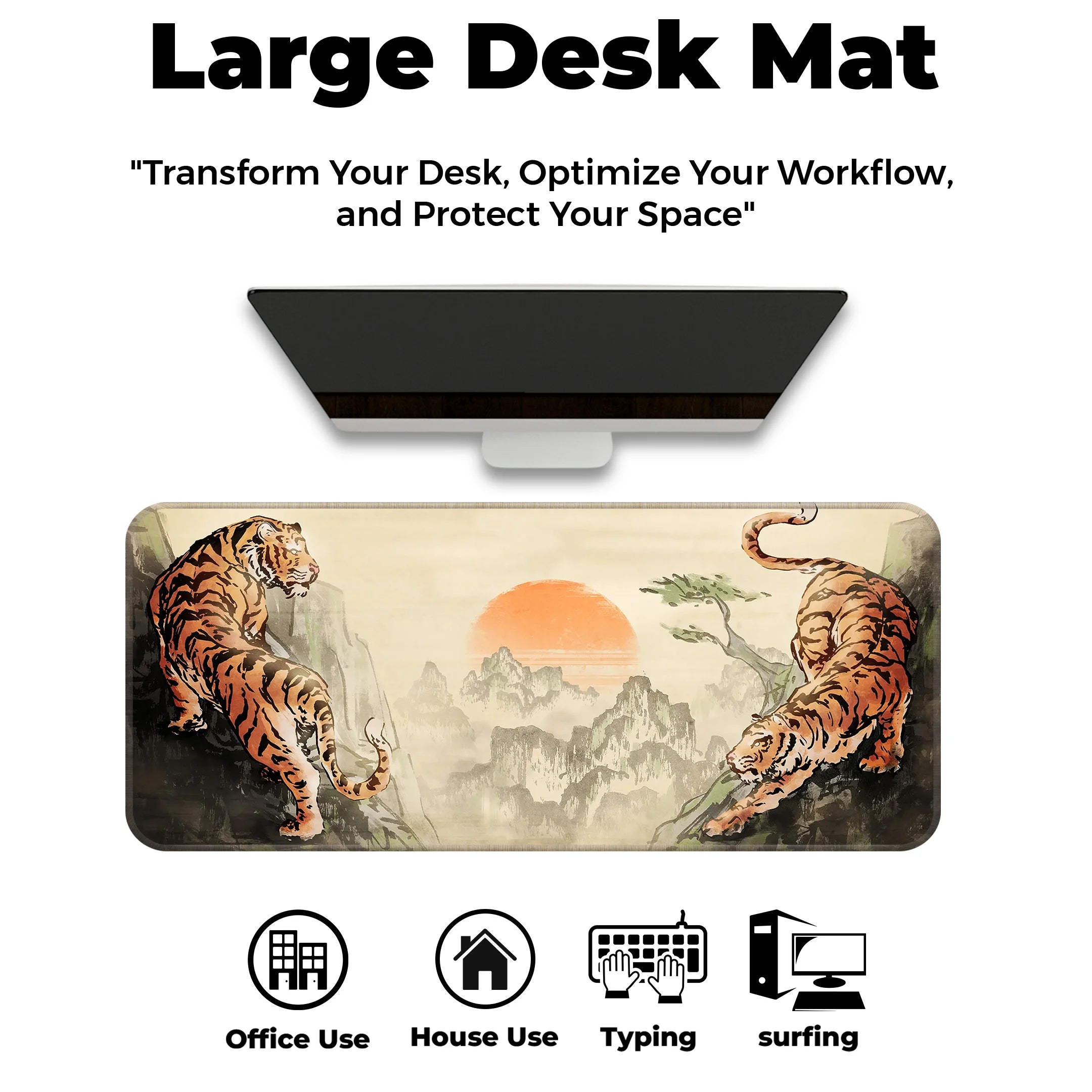 Tiger Sun Deskmat