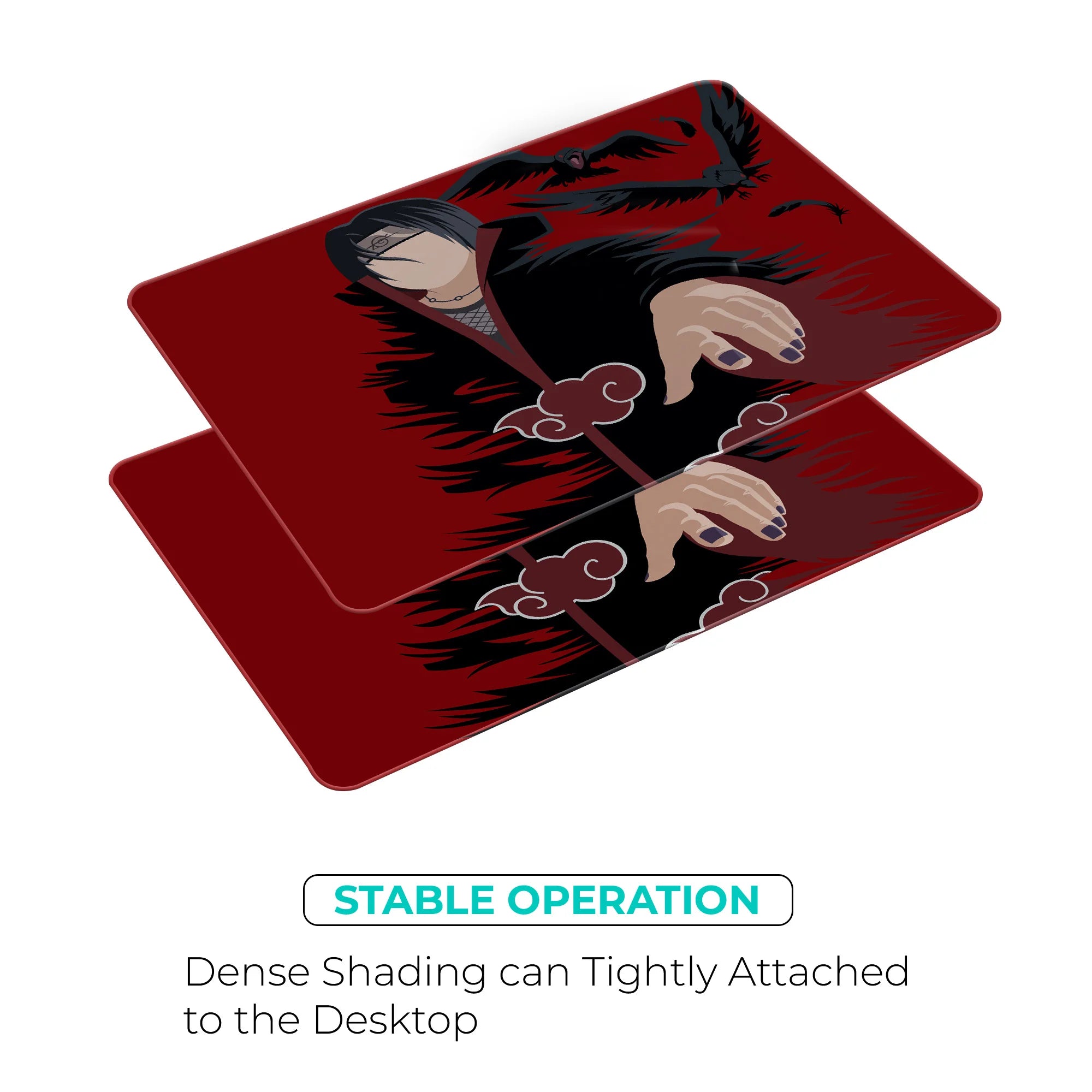 Itachi Uchiha Minimalist Sharingan – Naruto Anime Gaming Mousepad