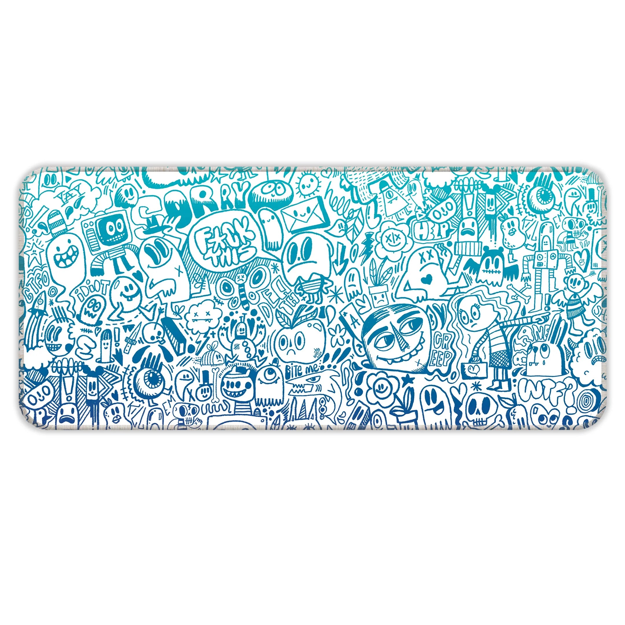 Doodle Pattern Deskmat