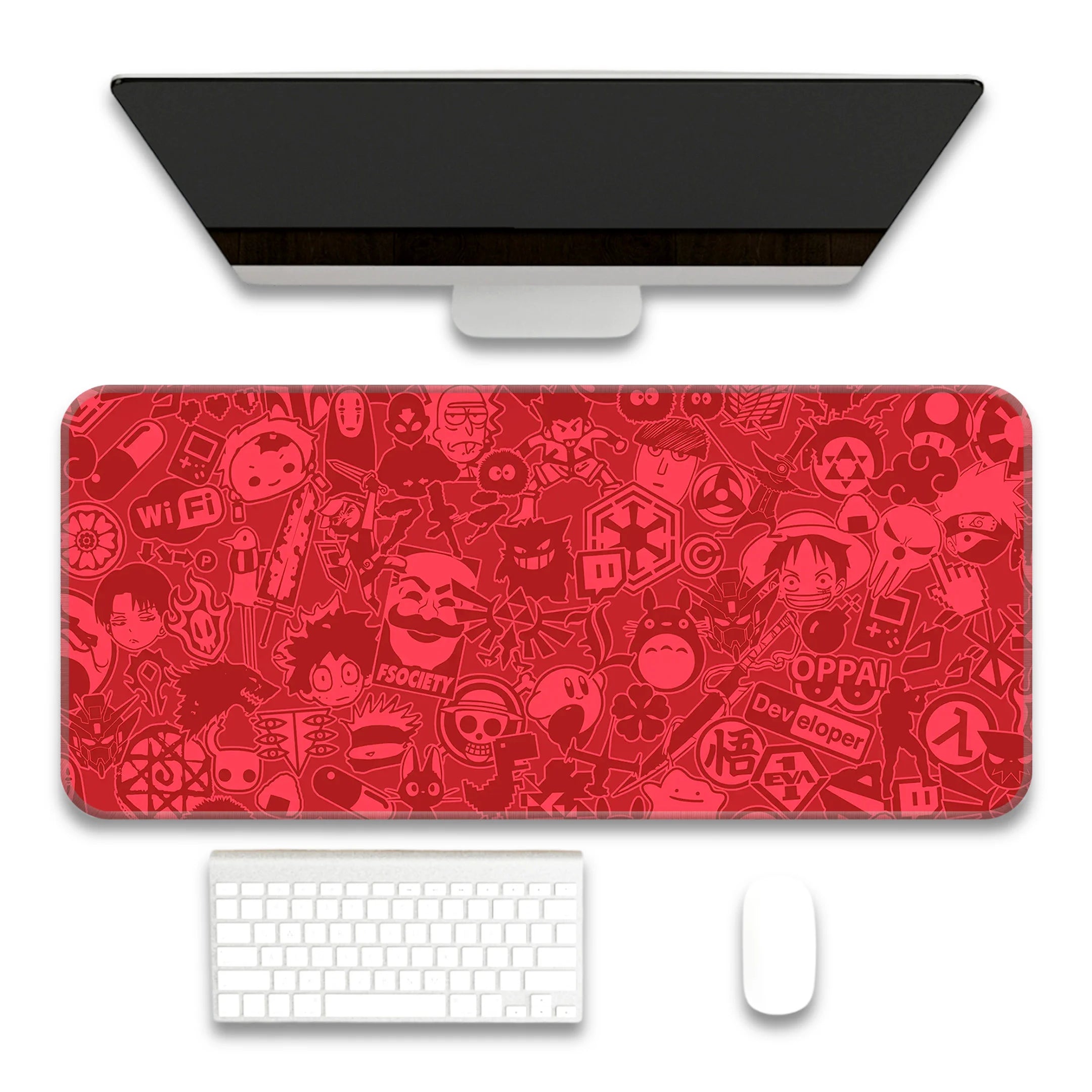 Sticker bomb Deskmat