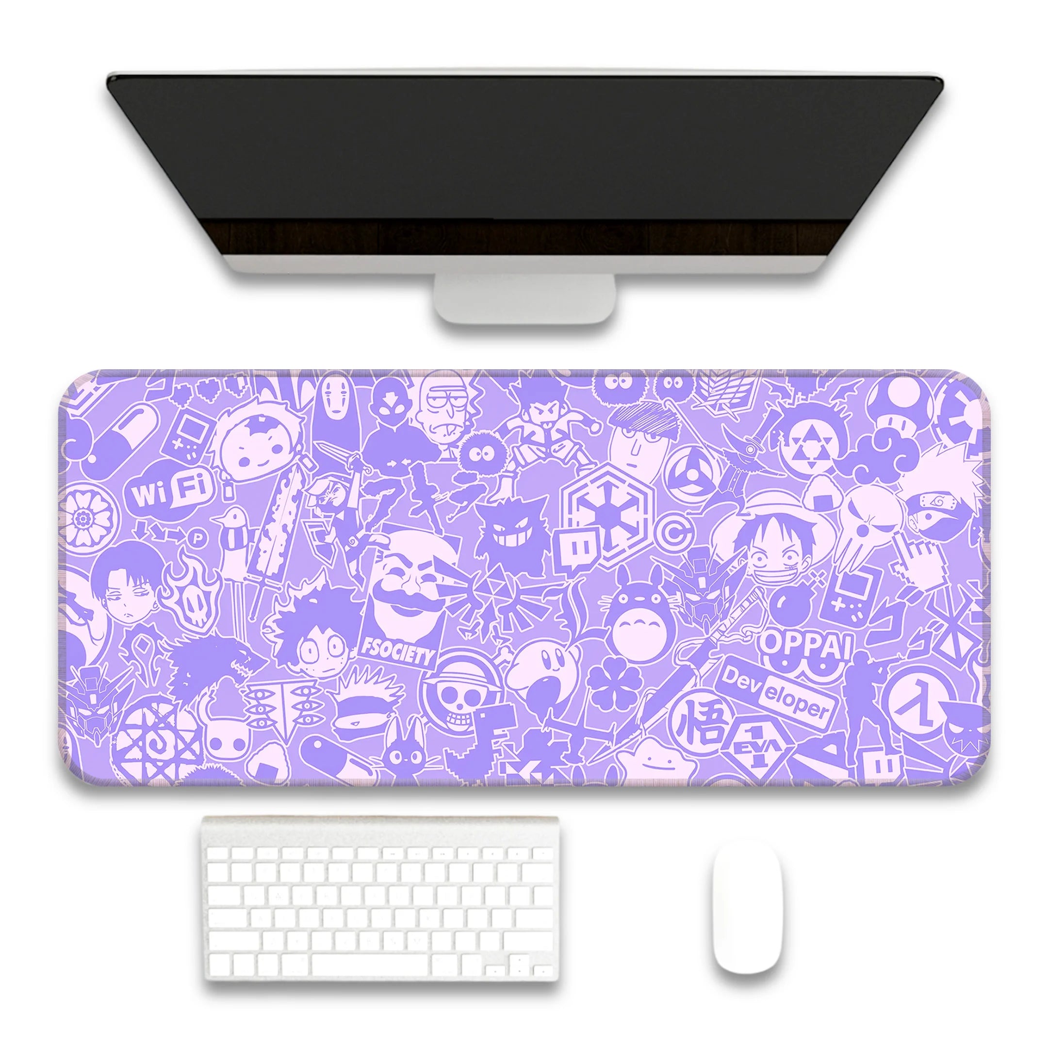 Sticker bomb Deskmat