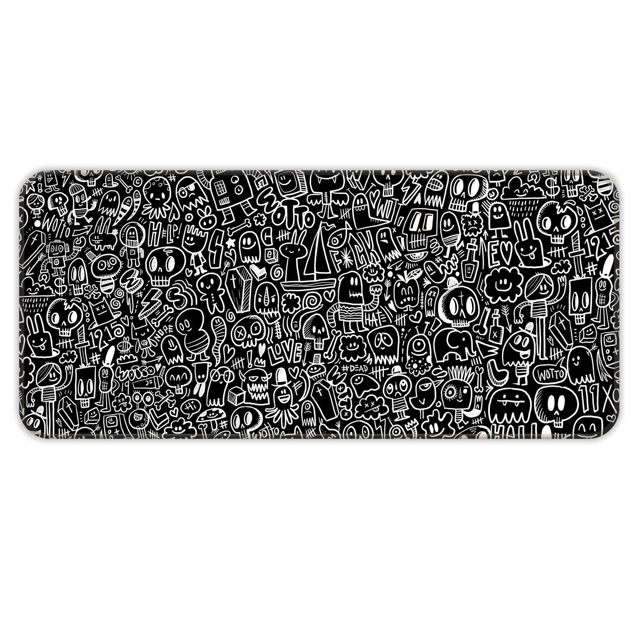 Doodle Pattern Deskmat