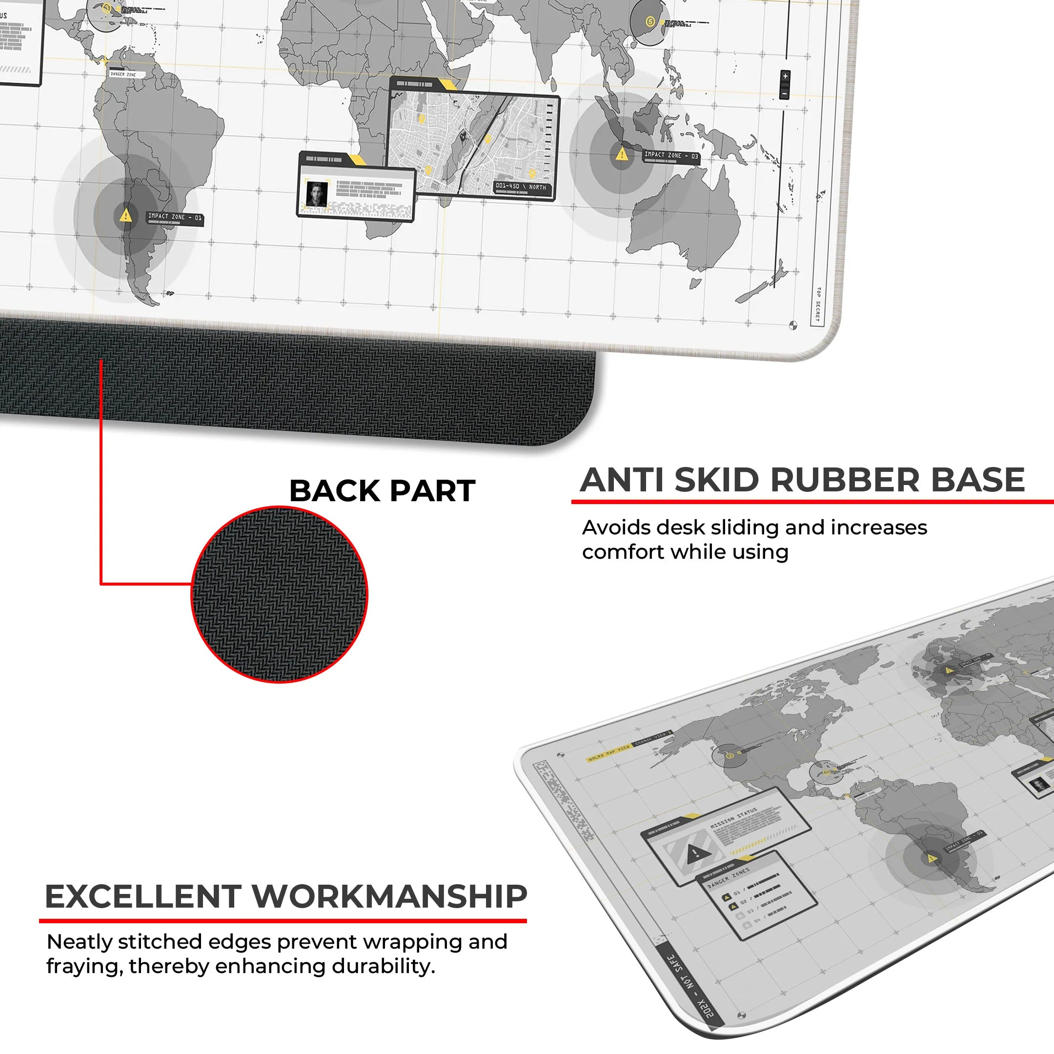 World Map Deskmat