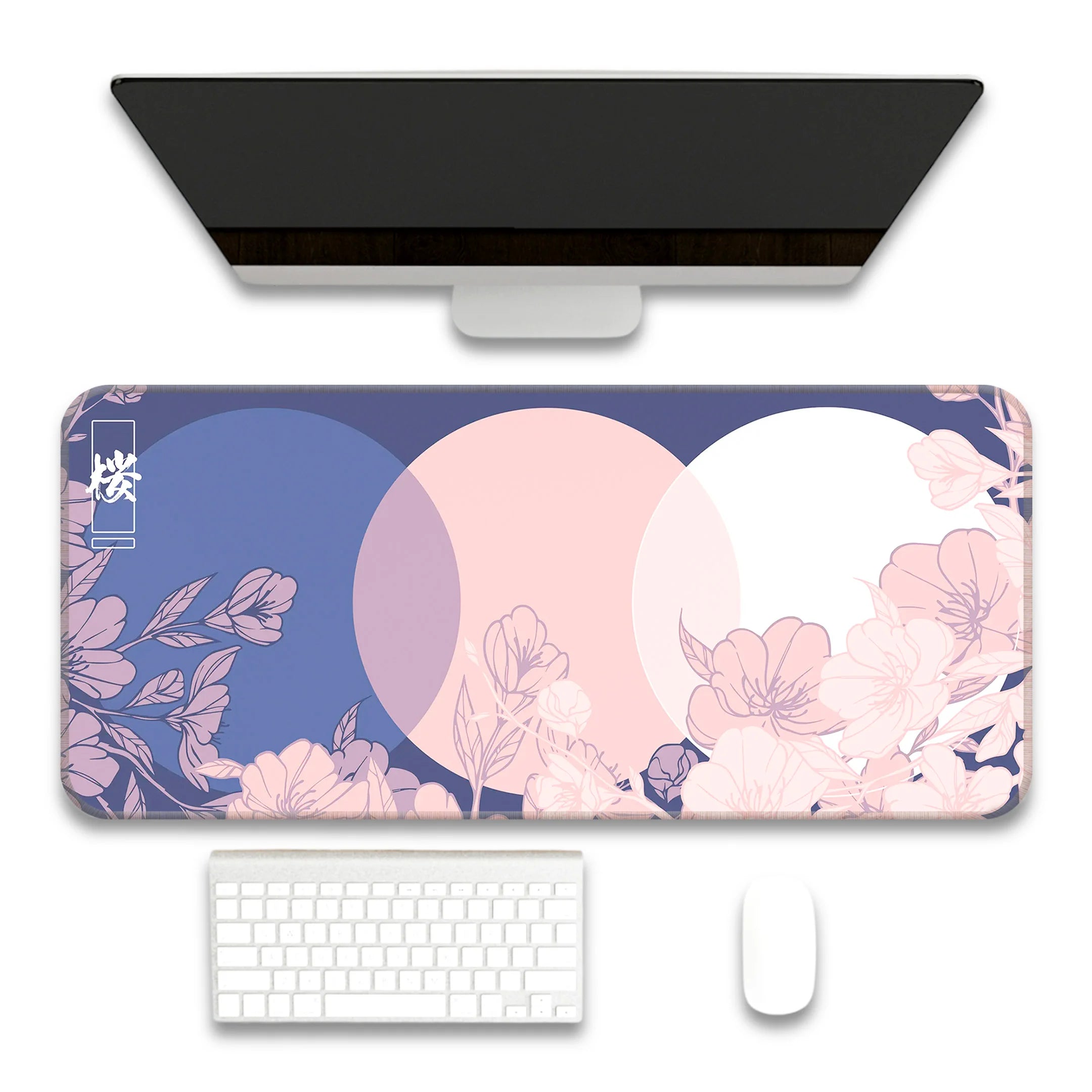 Sakura Circles Deskmat