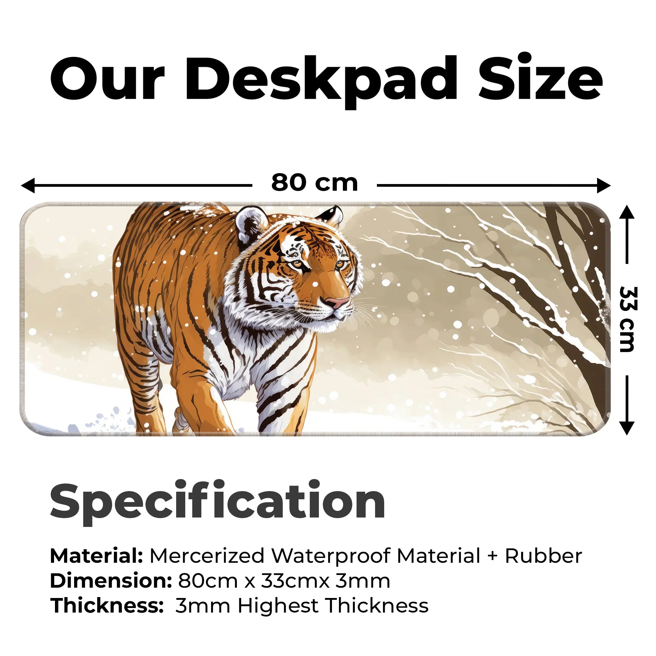 Tiger Sun Deskmat