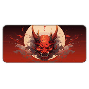 Oni Demon Mask Art Deskmat