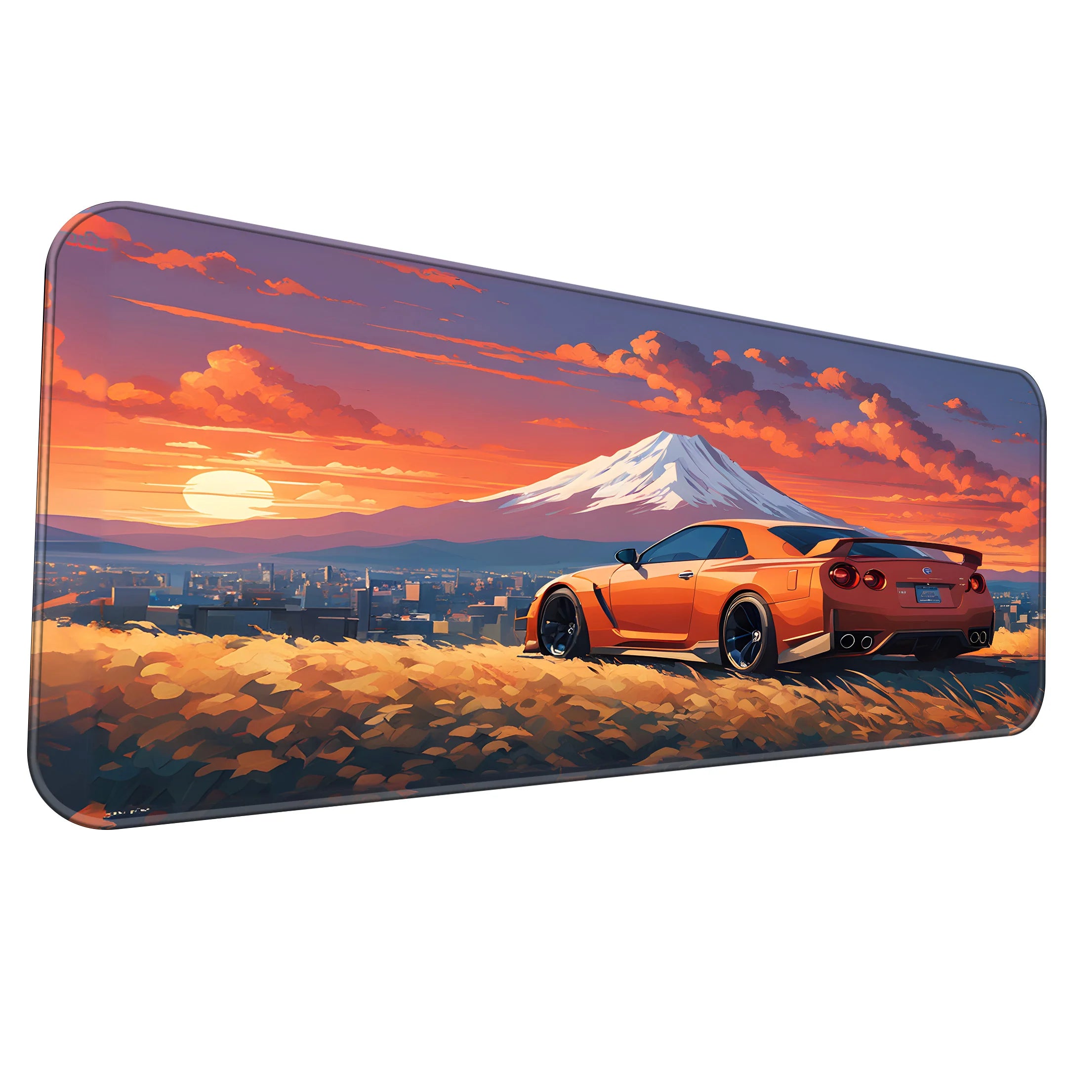 Nissan GTR Sunset Desk Mat