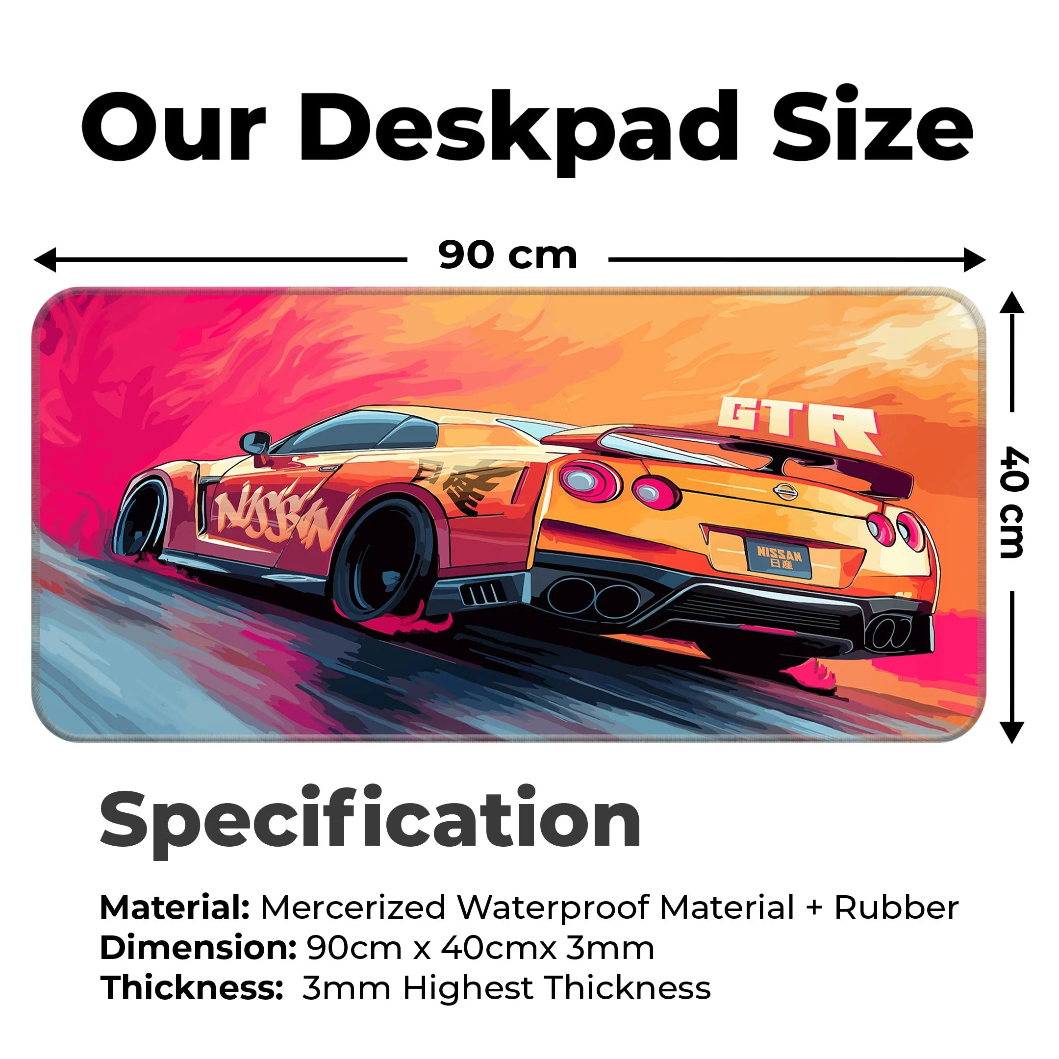 Nissan GT-R Deskmat