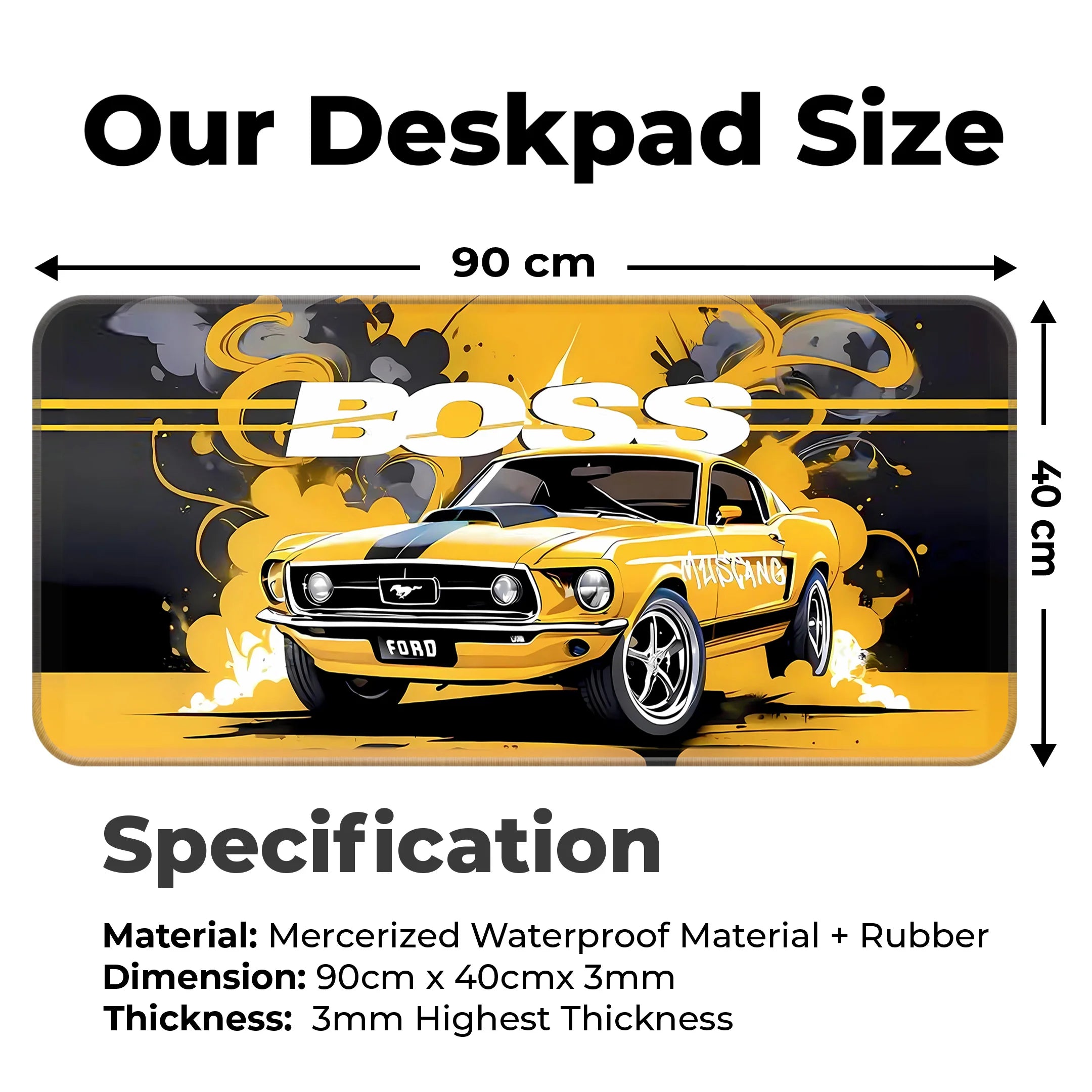 Ford Mustang Deskmat