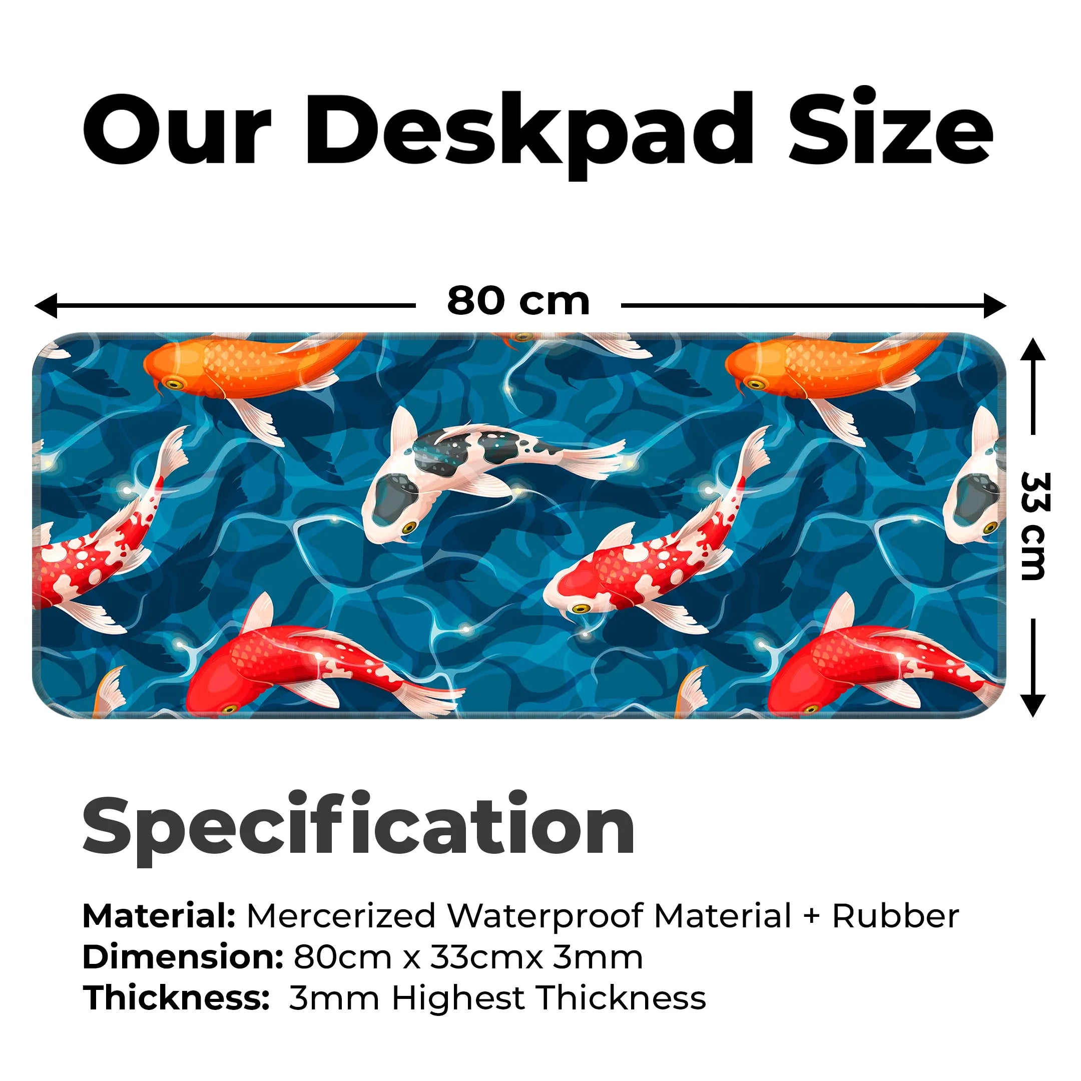 Koi Fish Deskmat