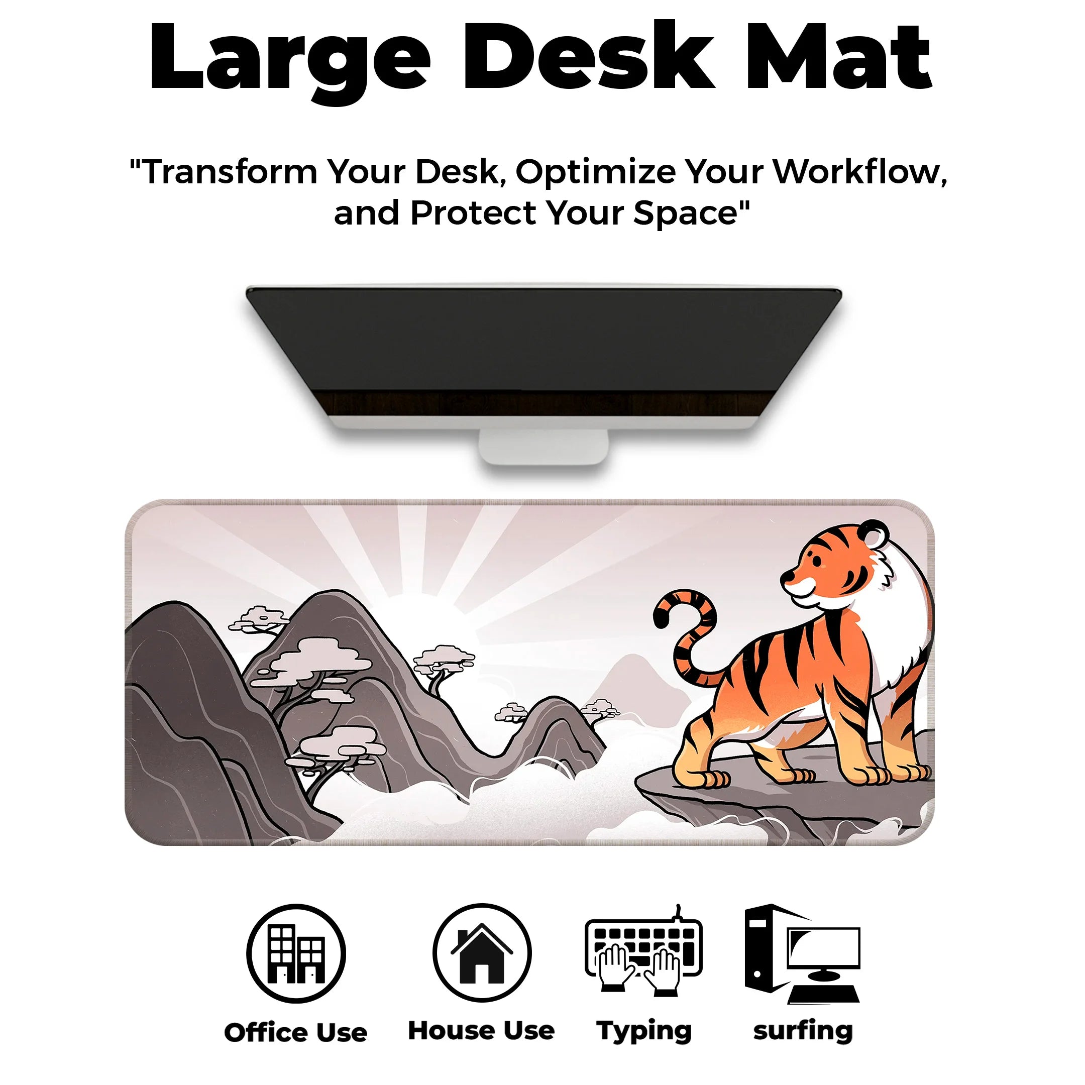 Tiger Sun Deskmat