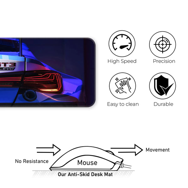 BMW M4 GT3 EVO Rear Light Detail Deskmat