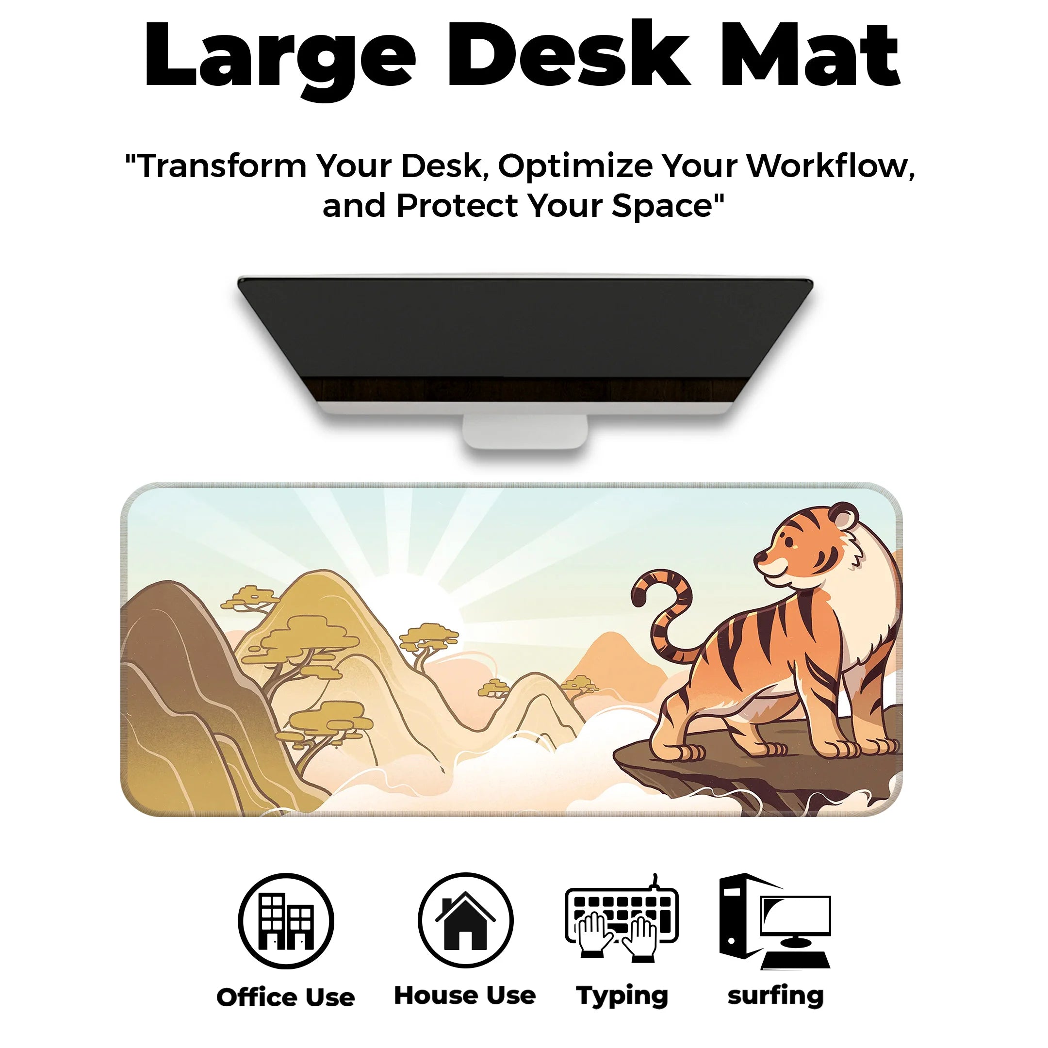 Tiger Sun Deskmat