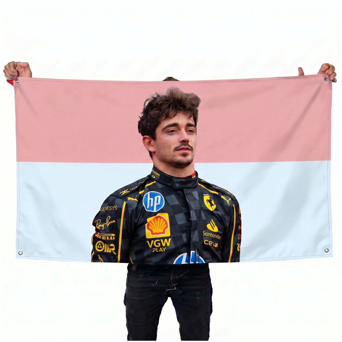 Charles Leclerc F1 Tapestry | Formula 1 Racing Driver Wall Decor
