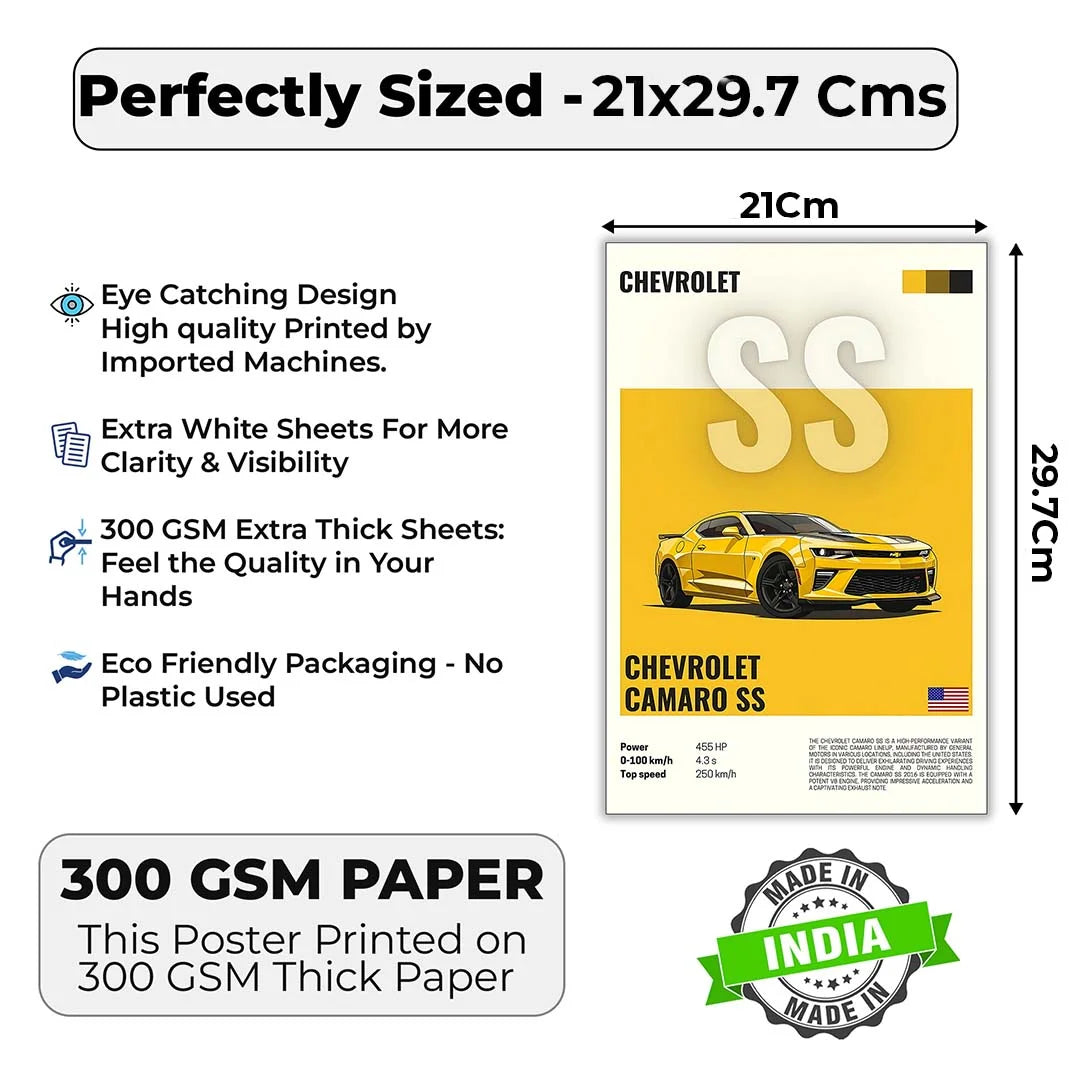 Chevrolet Camaro SS Poster