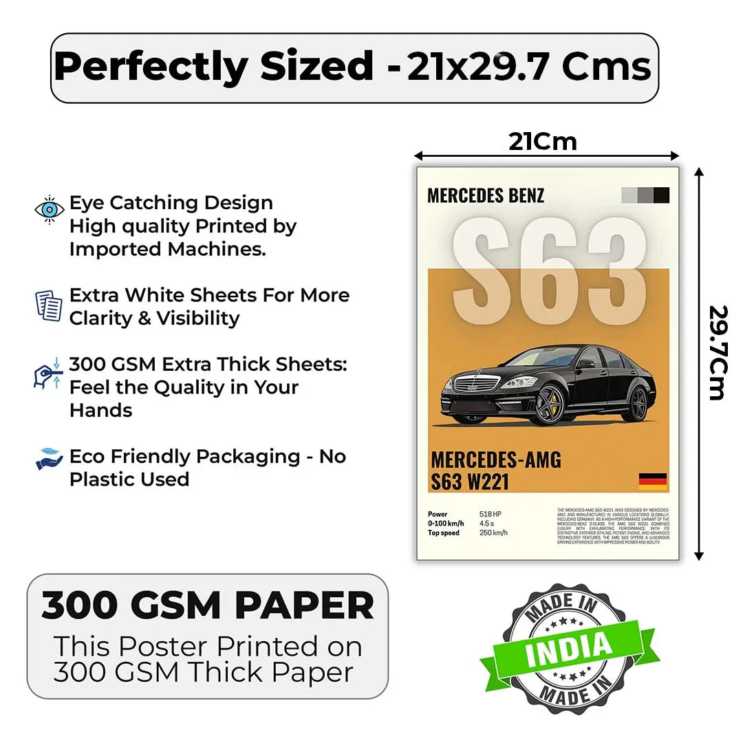 Mercedes-AMG S63 Poster