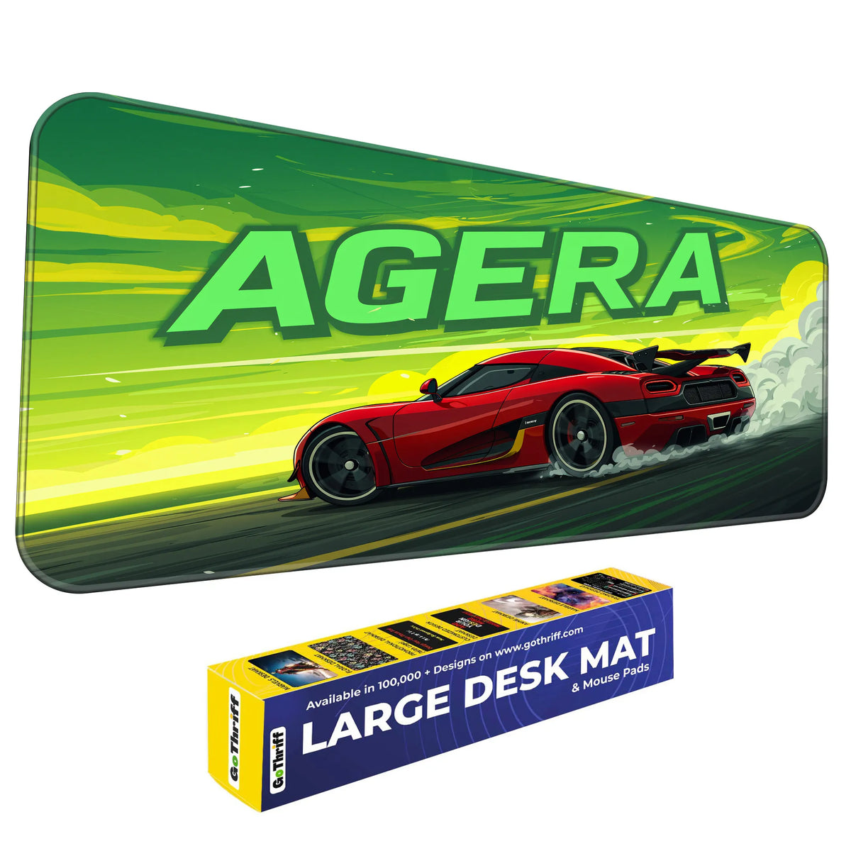 Koenigsegg Agera Red Supercar Drift Deskmat