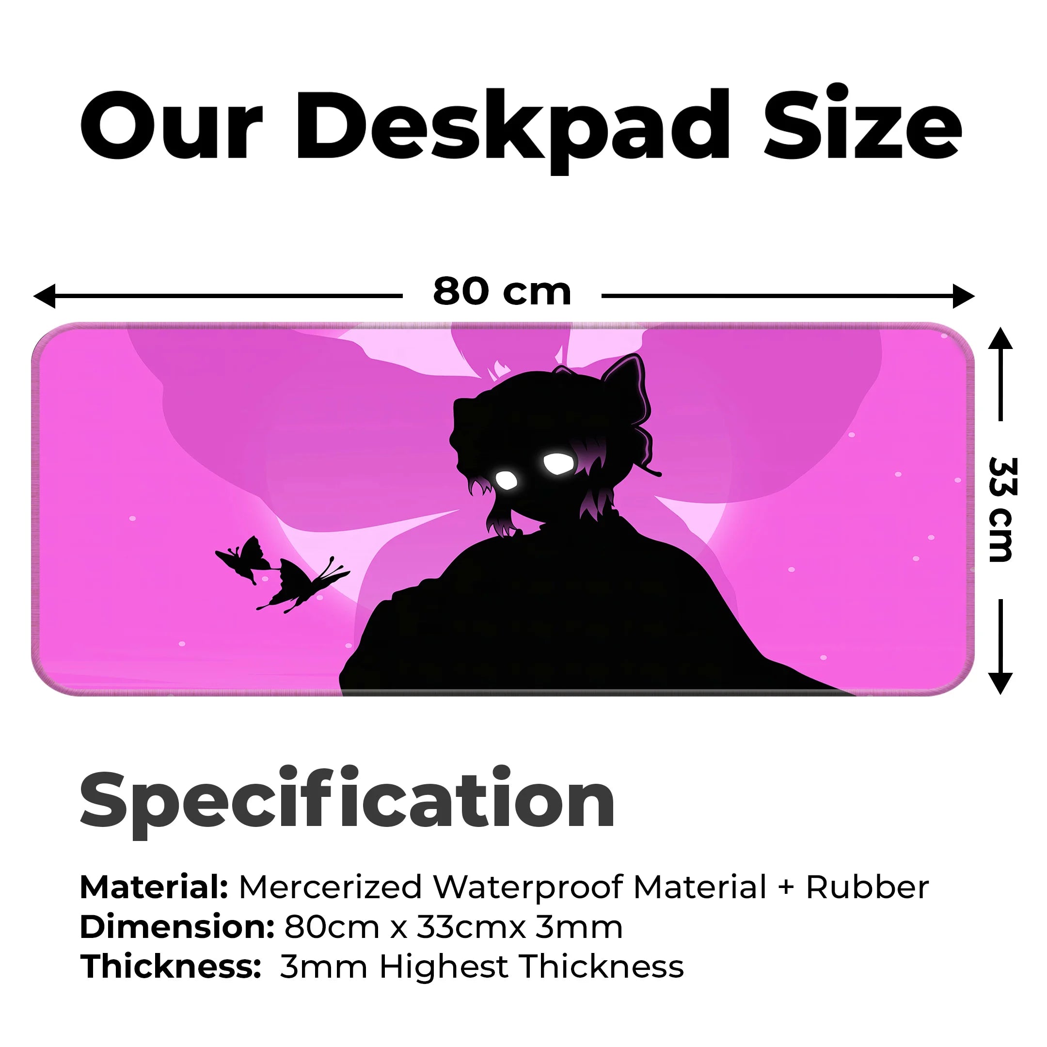 Shinobu Kocho - Demon Slayer Deskmat