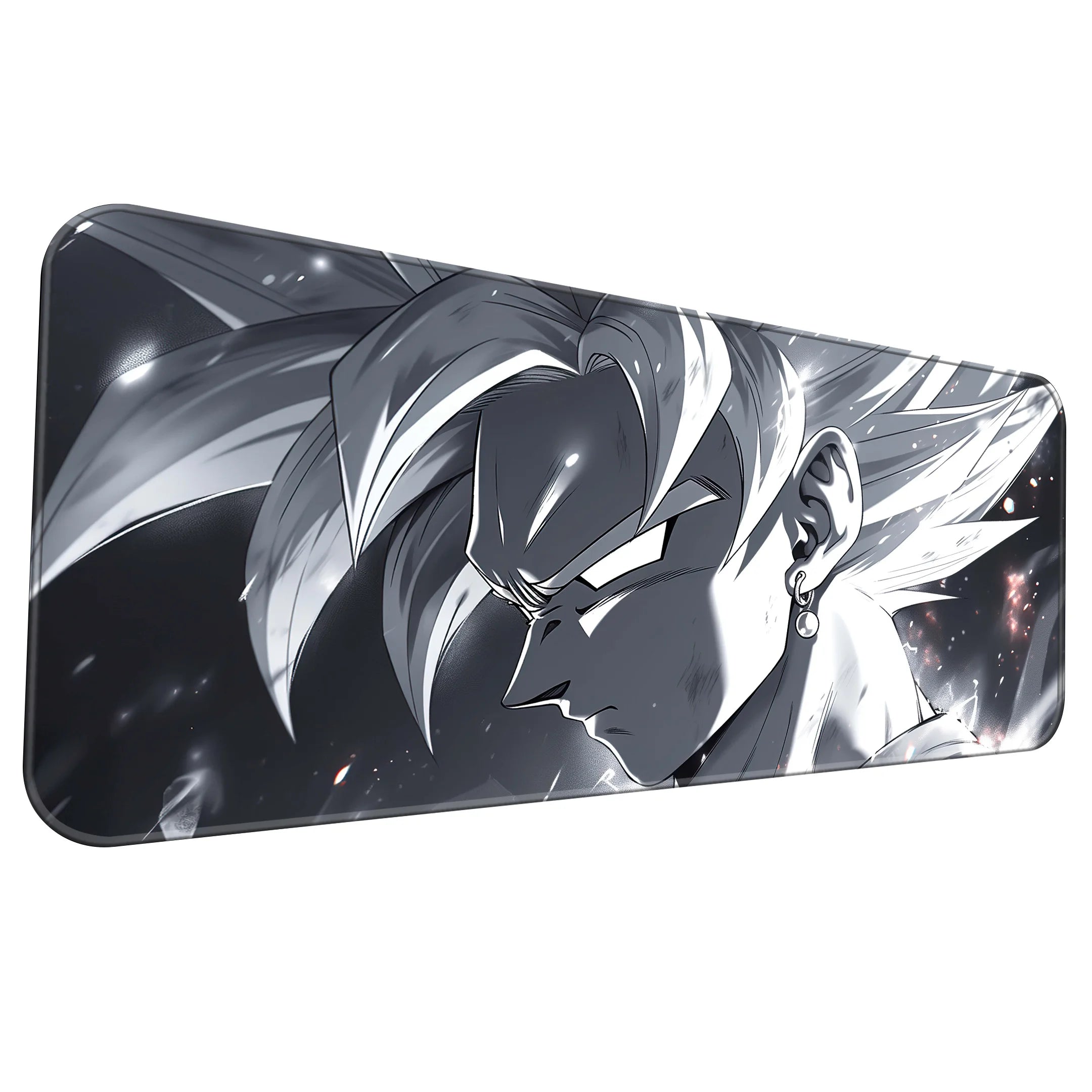 Ultra Instinct Goku Monochrome Deskmat