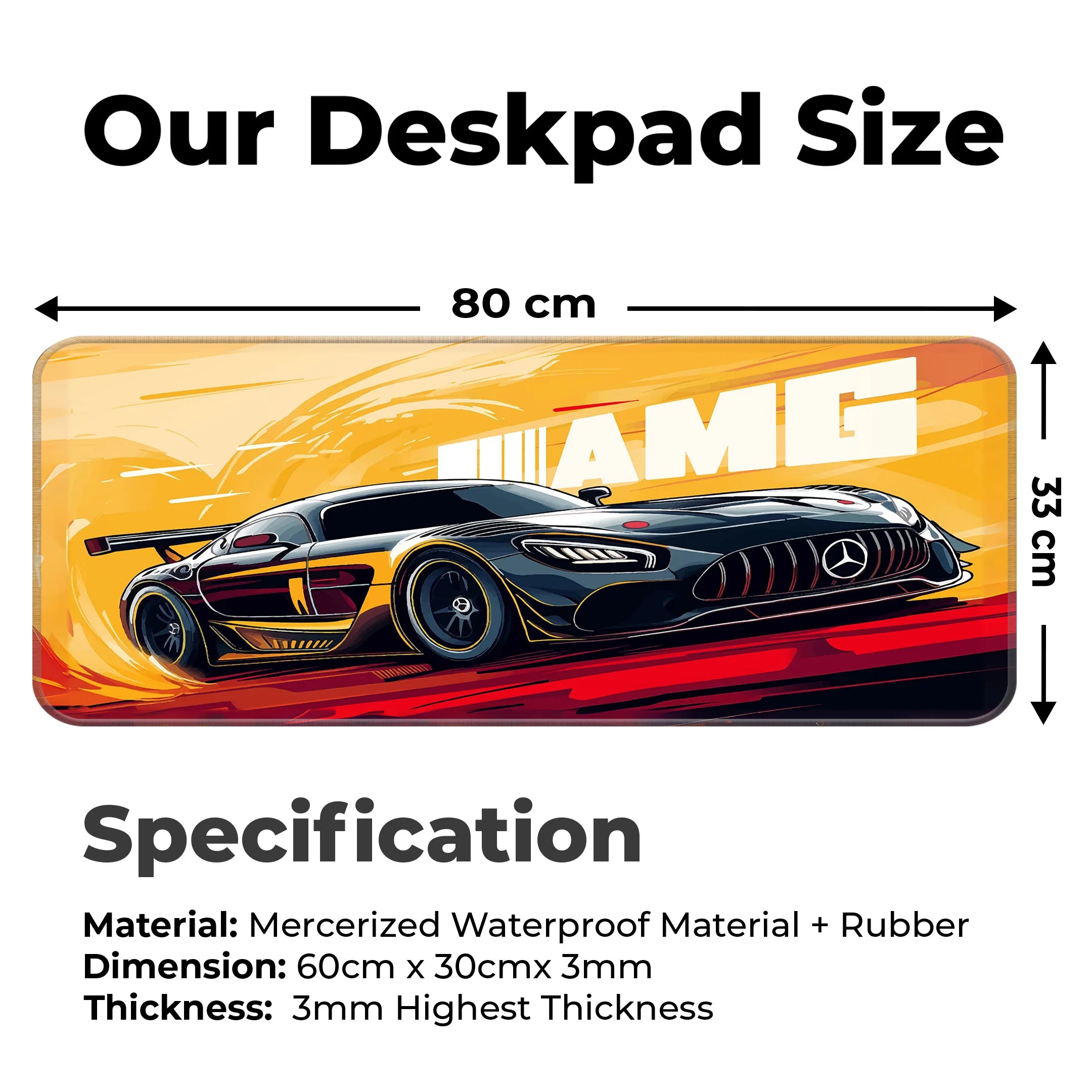 AMG Sports Car DeskMat