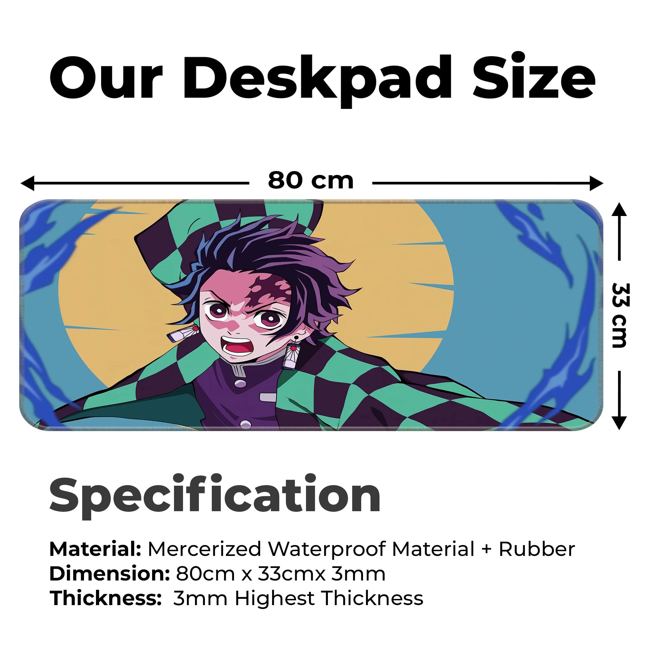 Tanjiro Kamado - Demon Slayer Deskmat