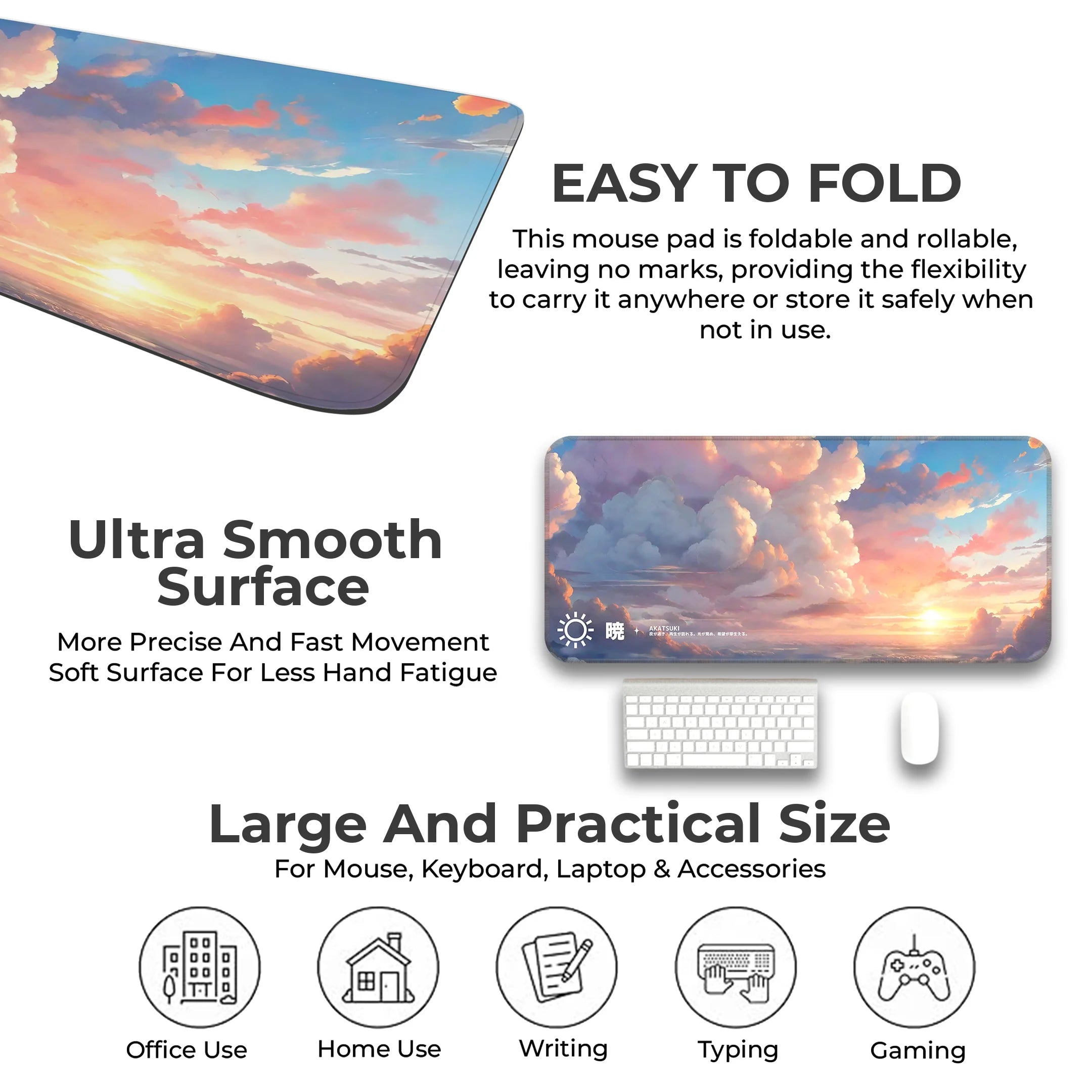 Cloudy Hues Deskmat