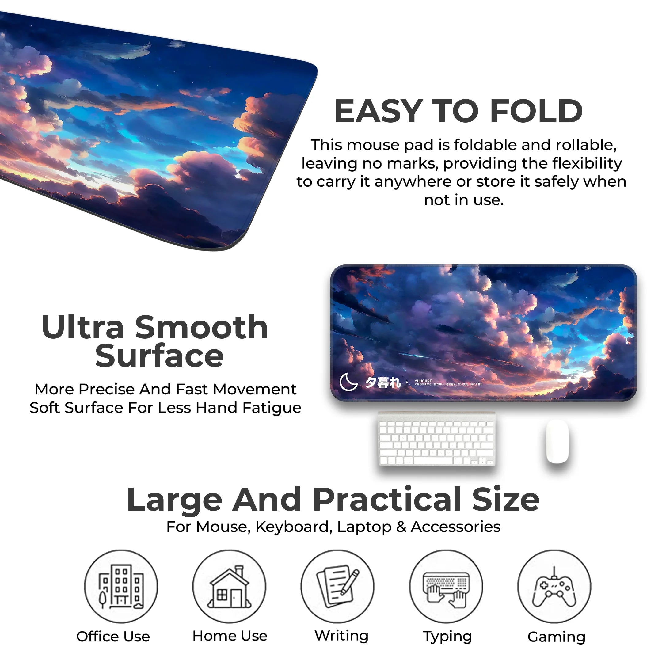 Cloudy Hues Deskmat