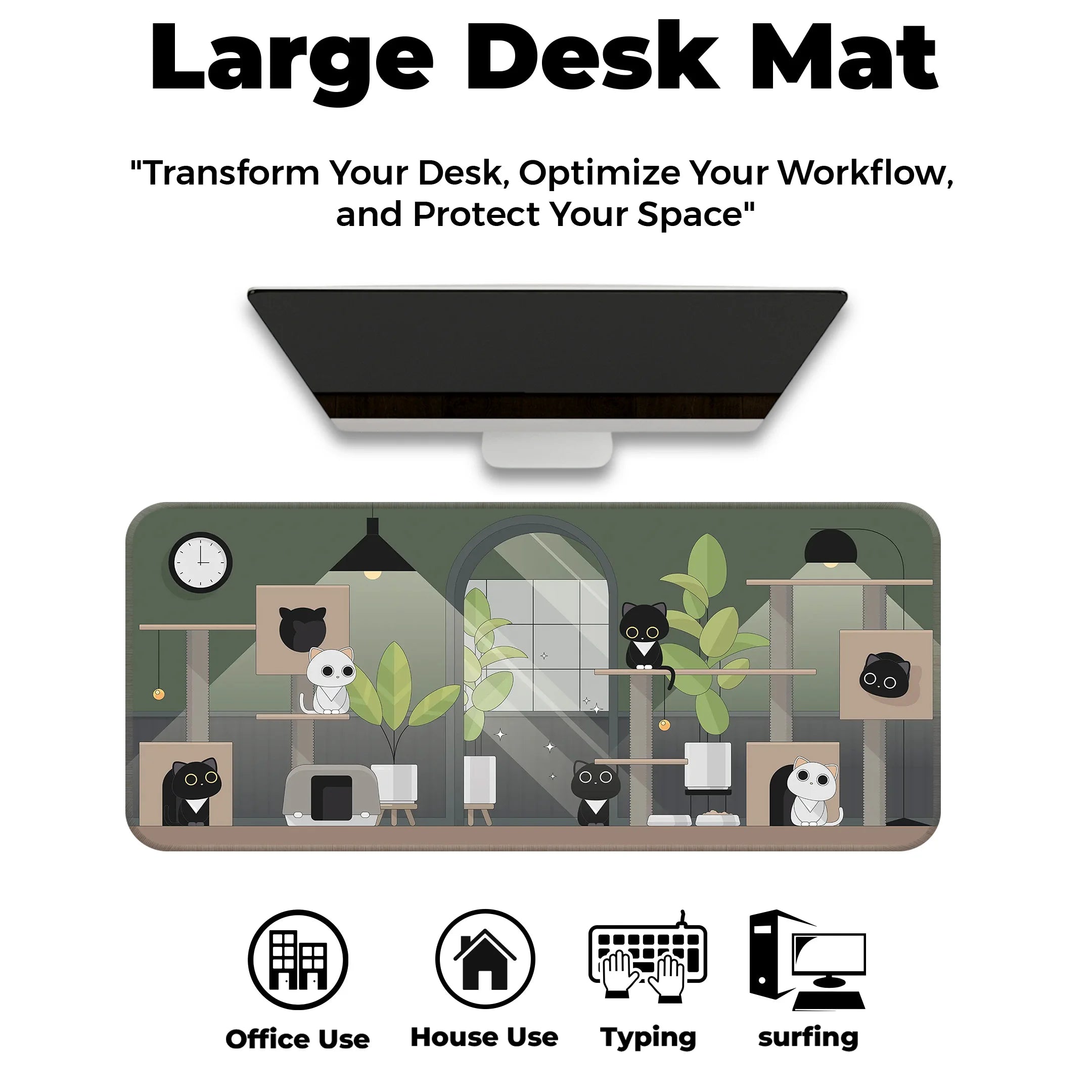 Cozy Cat Deskmat