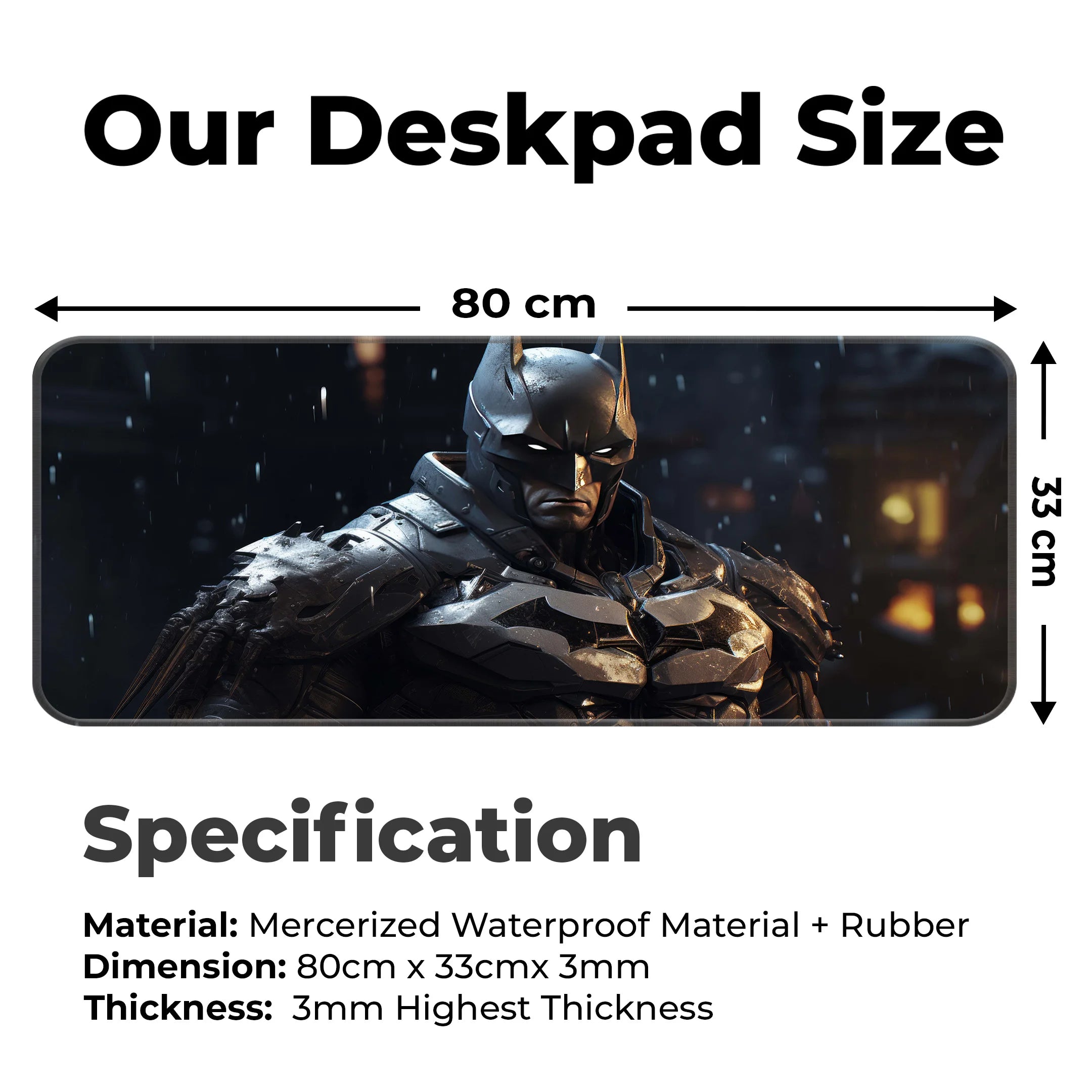 Batman Dark Knight Tactical Deskmat