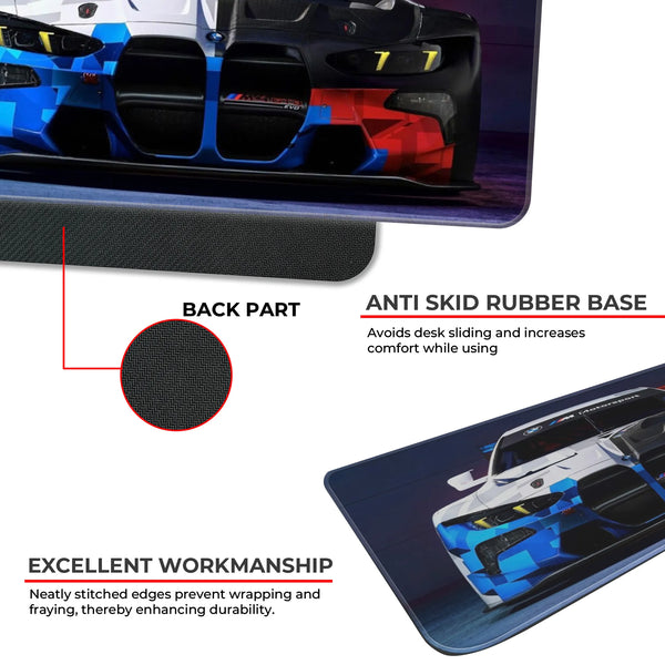 BMW M4 GT3 Motorsport Front View Deskmat