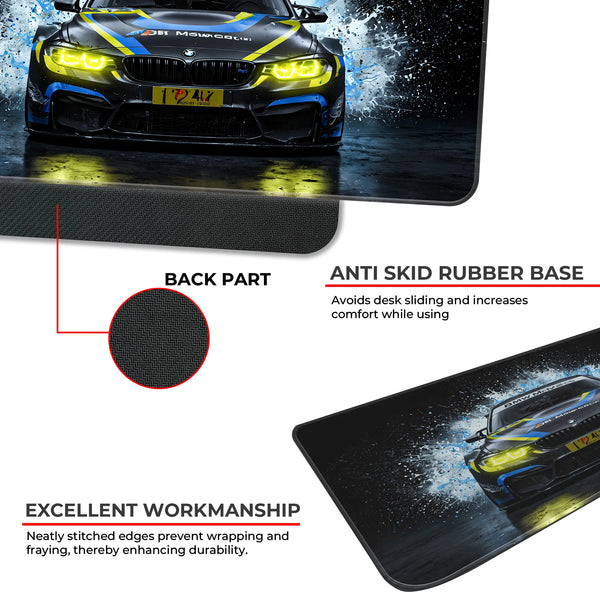 BMW M4 GT3 Splash Effect Racing Deskmat