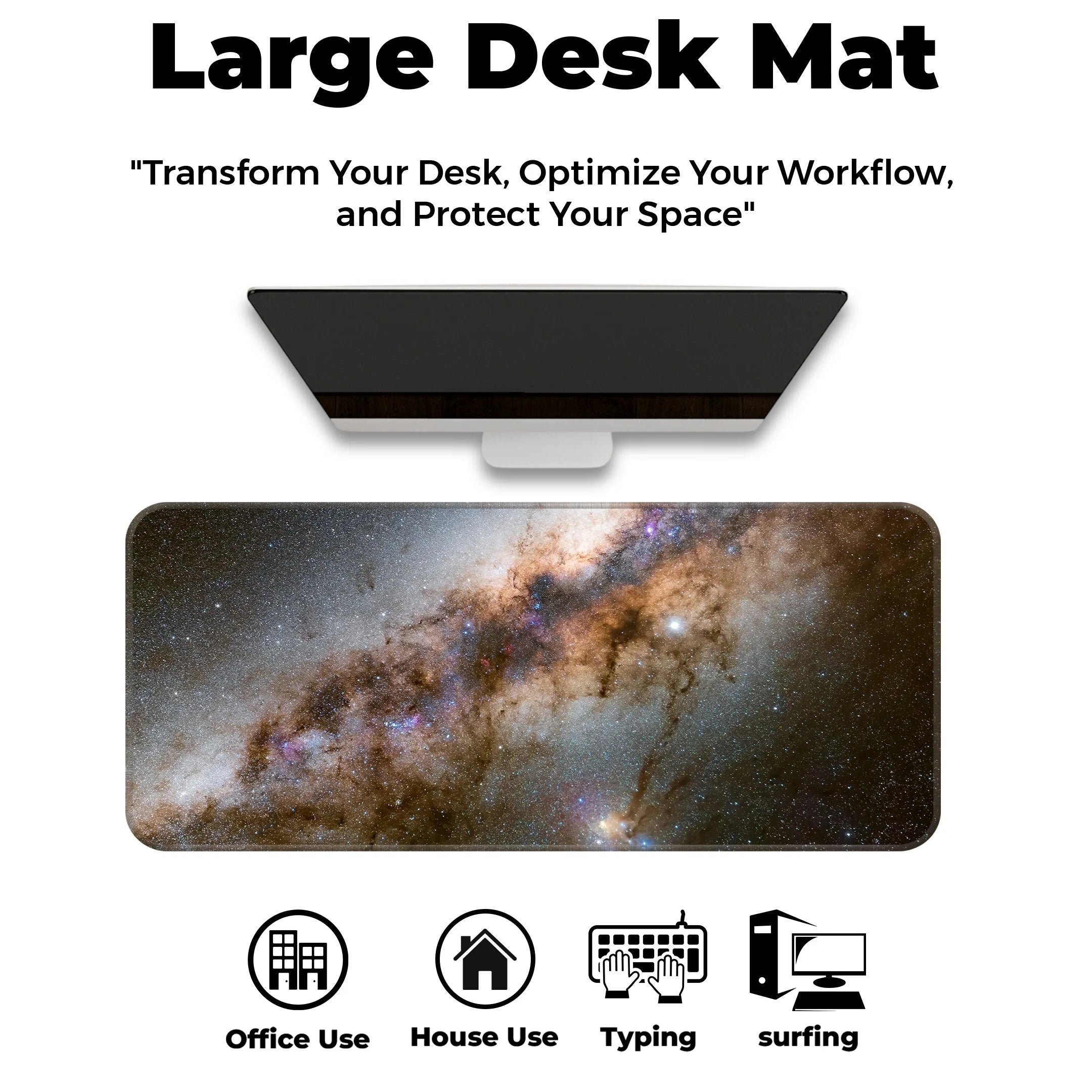 Spiral Galaxy Deskmat