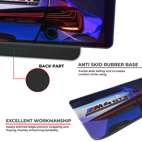 BMW M4 GT3 EVO Rear Light Detail Deskmat
