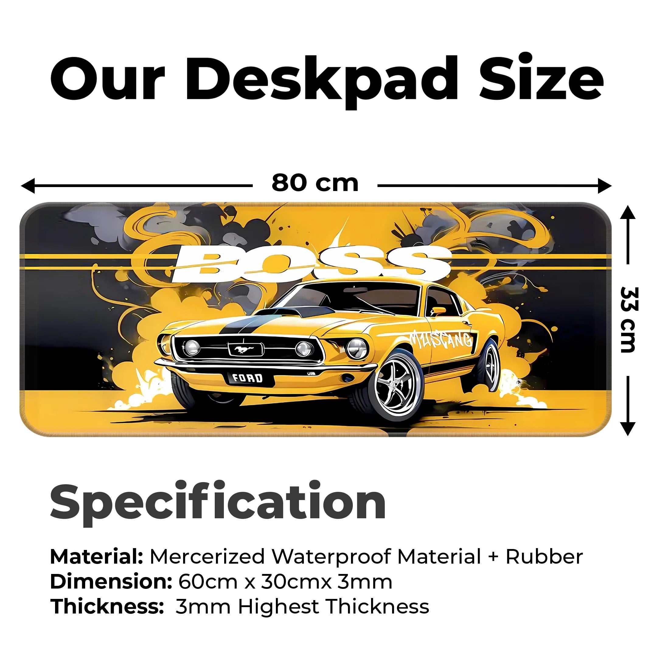 Ford Mustang Deskmat