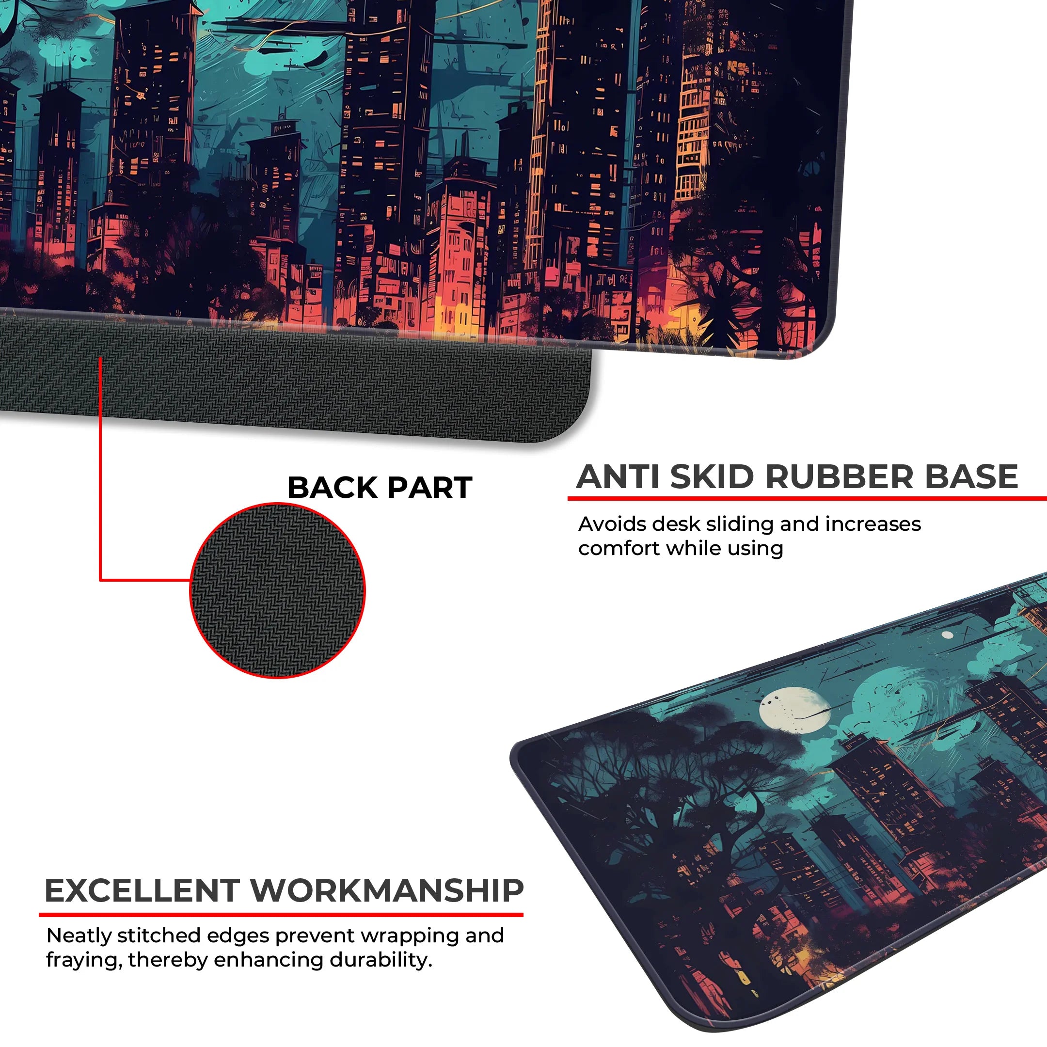 Night City Deskmat