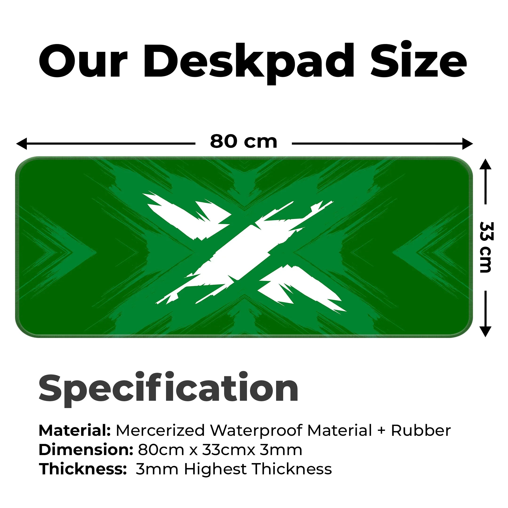 X Design Desk Mat