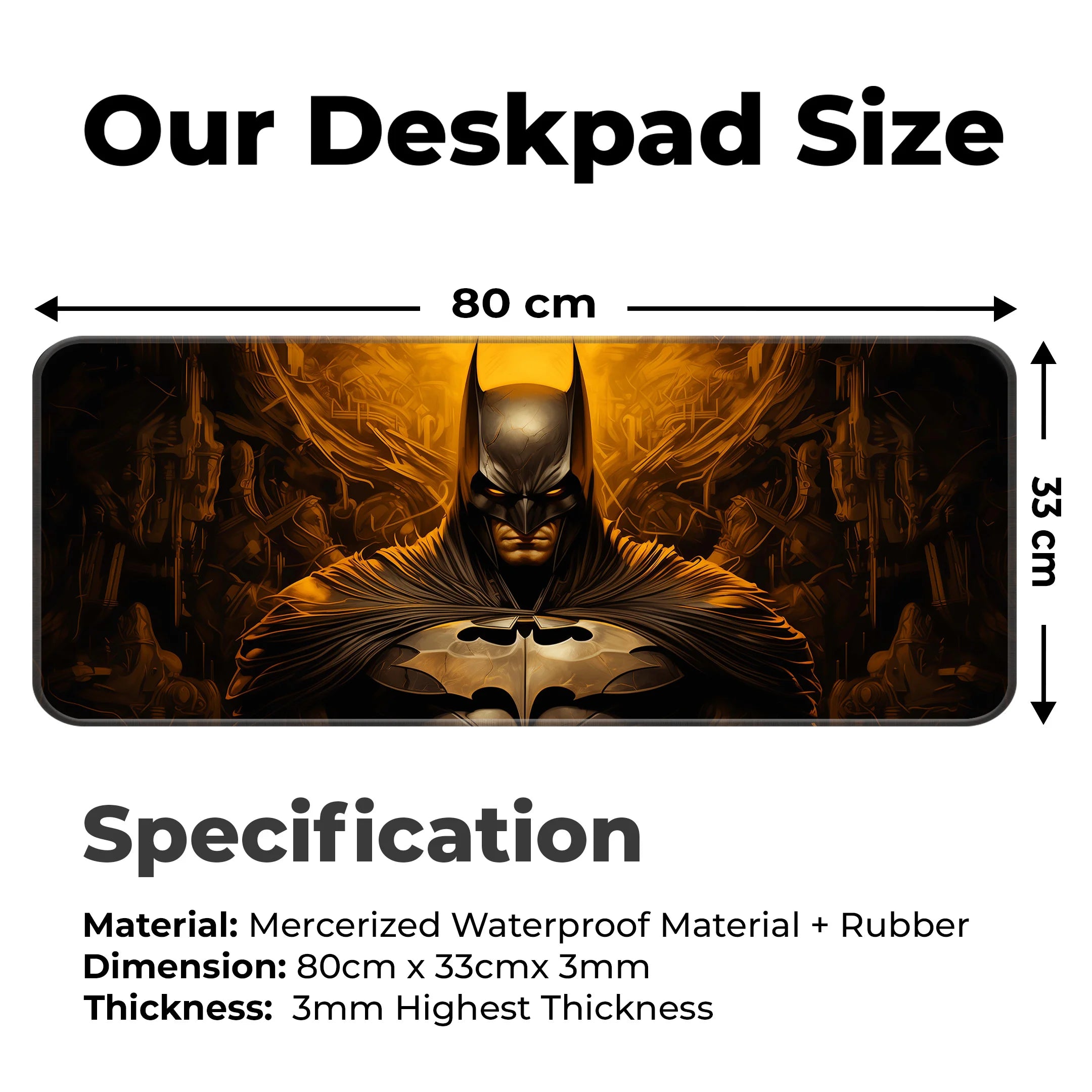 Dark Knight Vigilante Deskmat