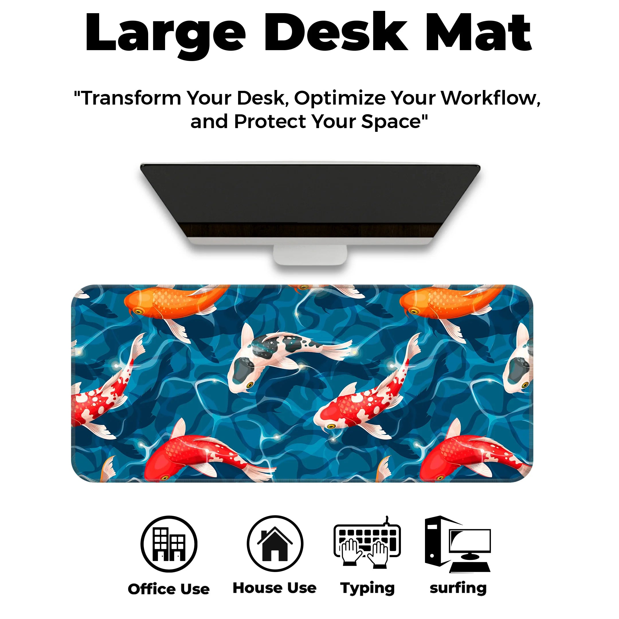 Koi Fish Deskmat