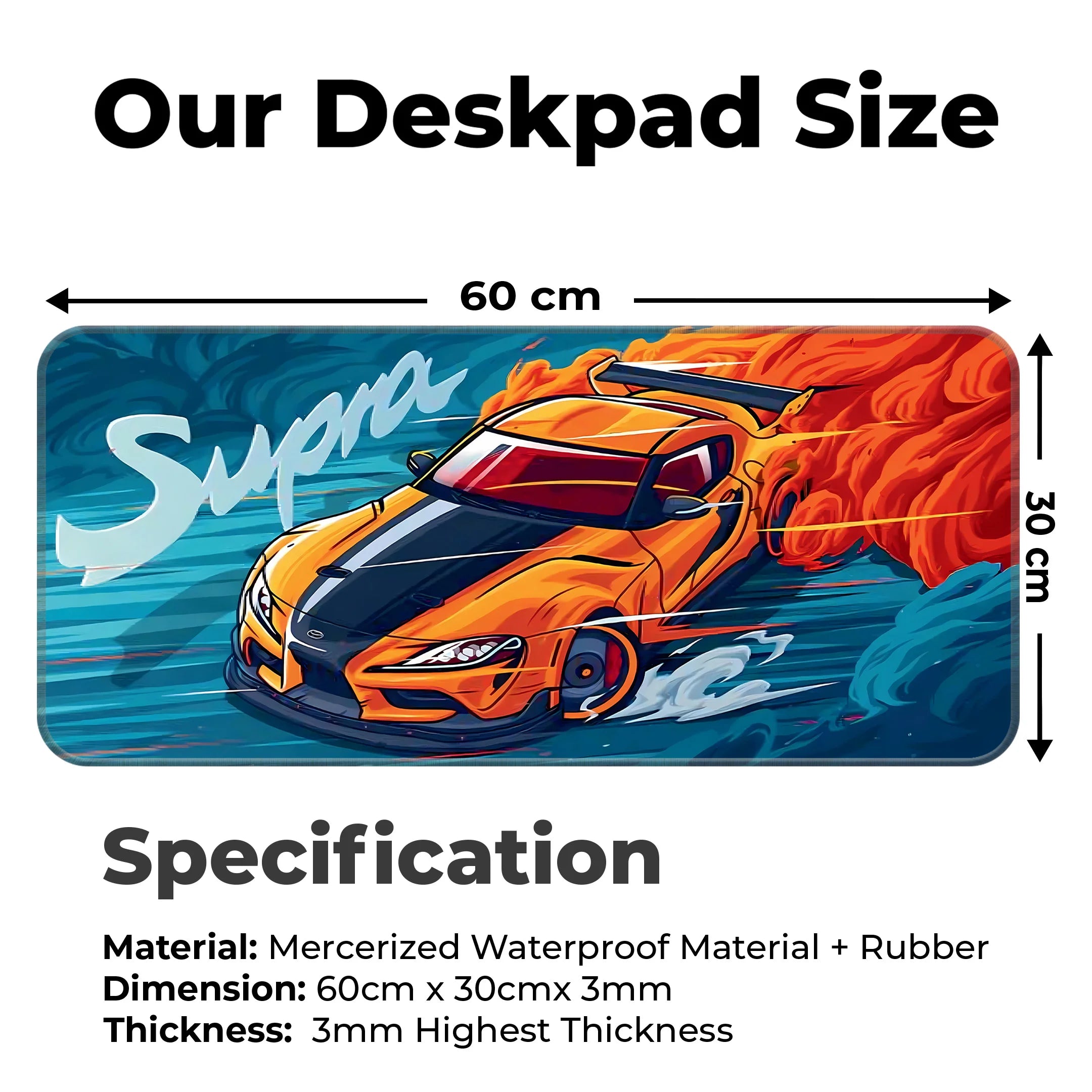 Supra Car Deskmat