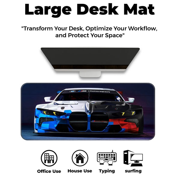 BMW M4 GT3 Motorsport Front View Deskmat