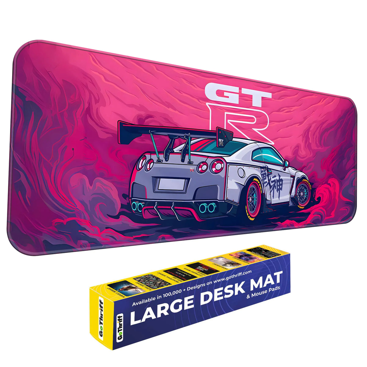 GT-R Skyline Racing Car Artwork Deskmat