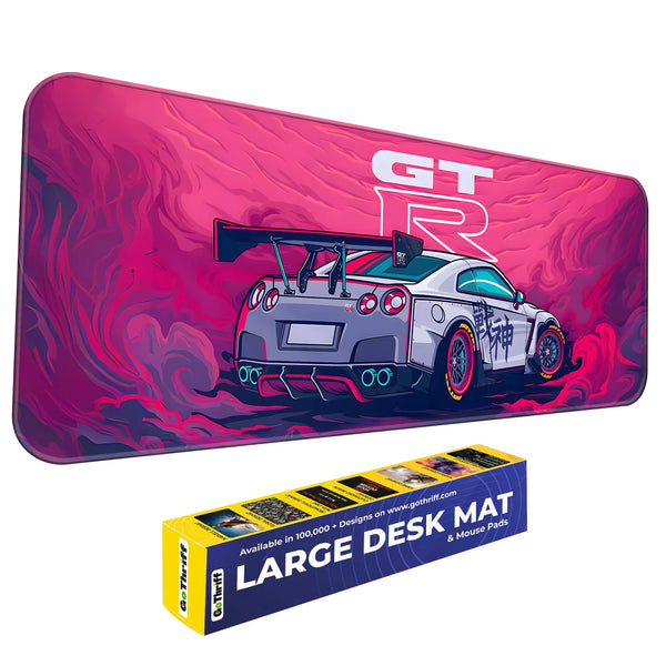 GT-R Skyline Racing Car Artwork Deskmat