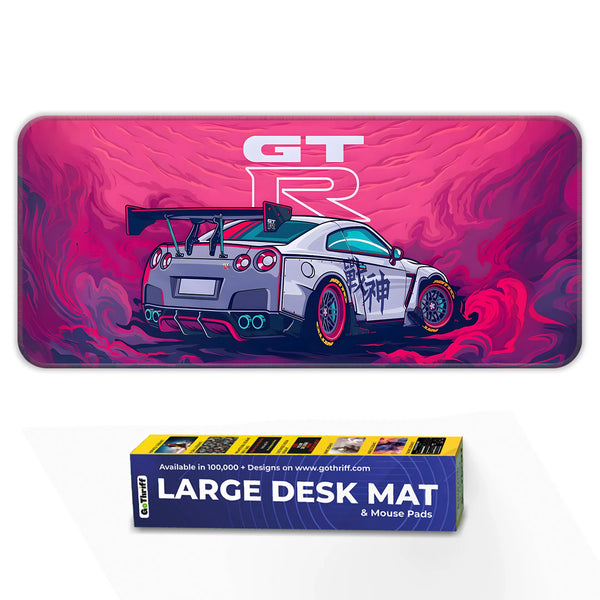 GT-R Skyline Racing Car Artwork Deskmat