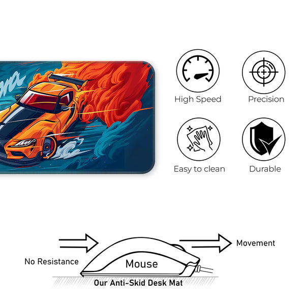 Supra Drift Legend Racing Car Deskmat