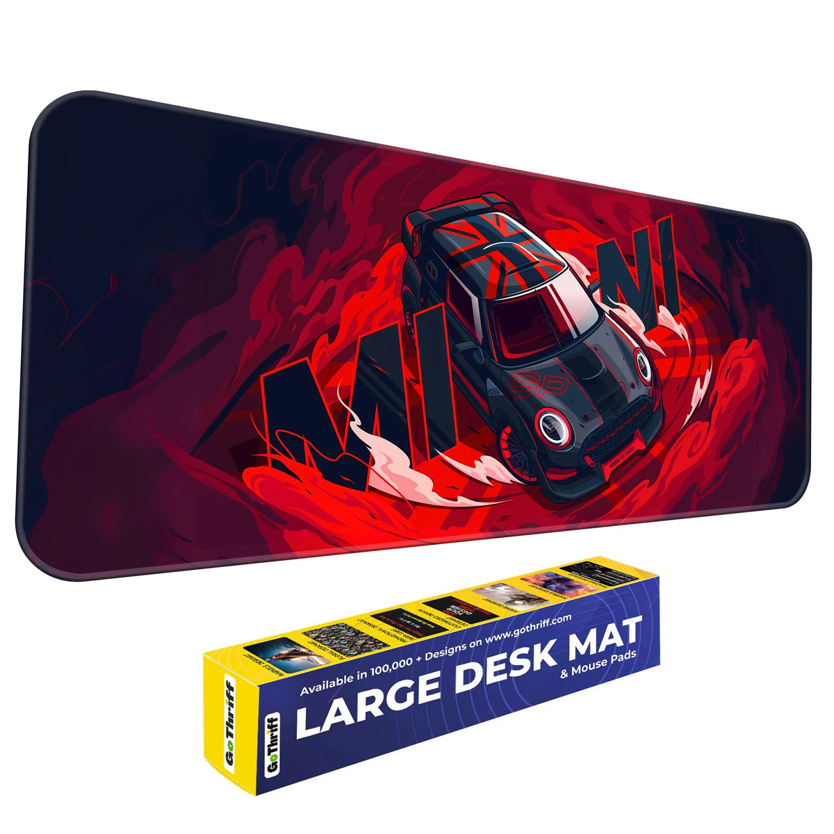 Mini Cooper GP Racing Car Artwork Deskmat