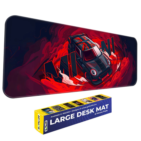 Mini Cooper GP Racing Car Artwork Deskmat