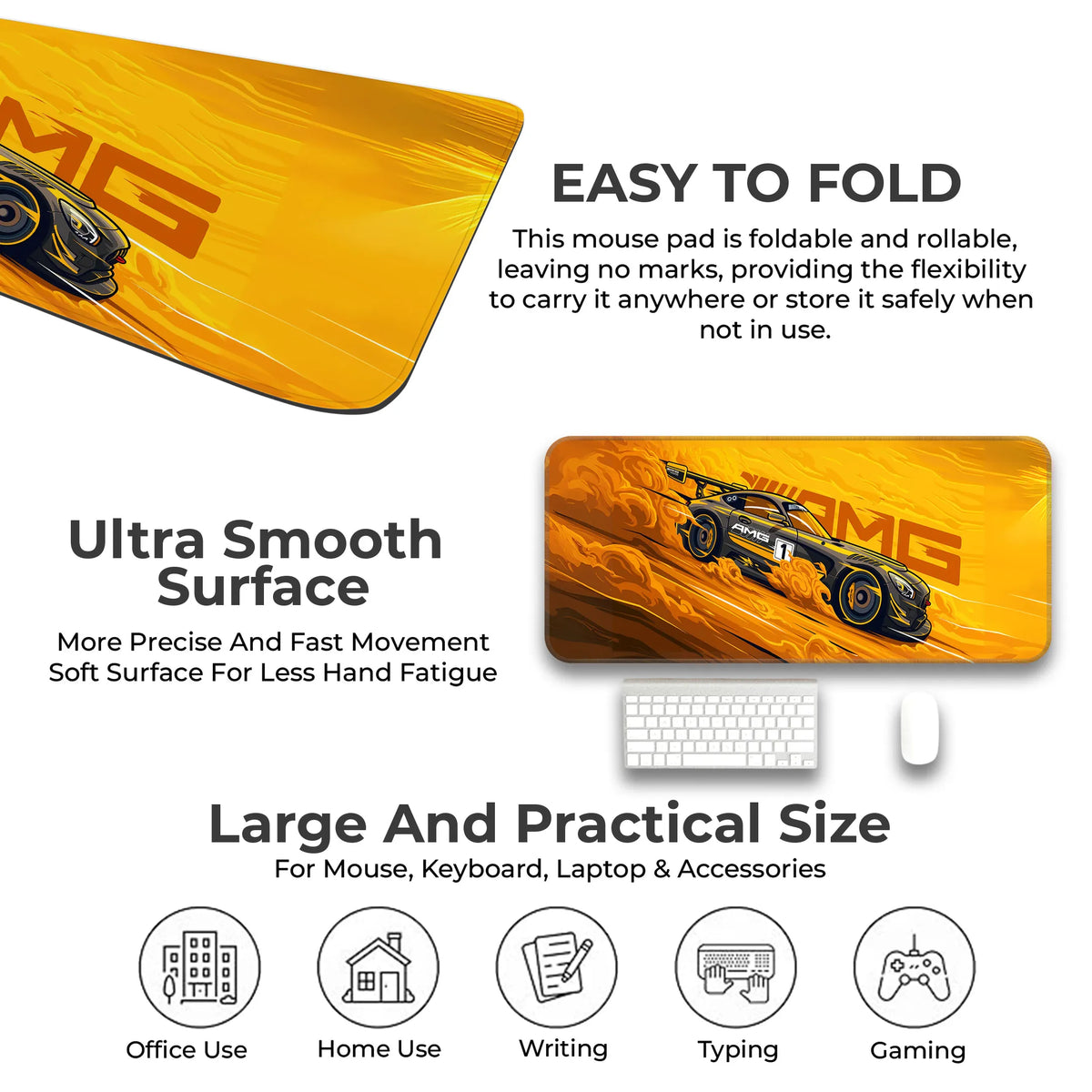 AMG GT3 Racing Car Artwork Deskmat