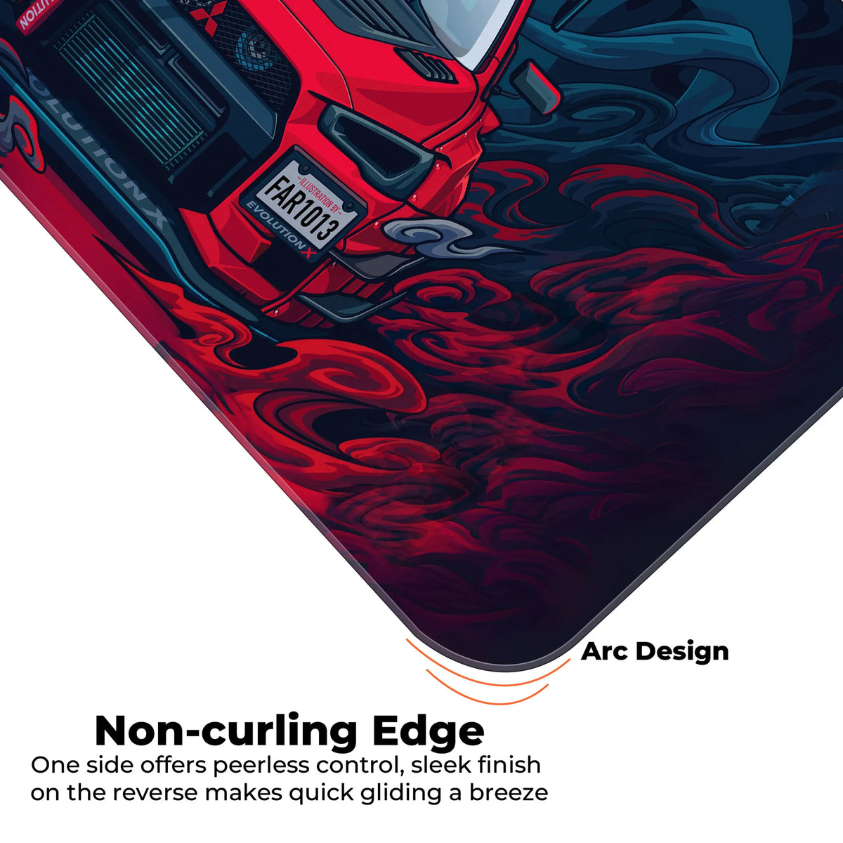 Lancer Evolution X Rally Car Deskmat