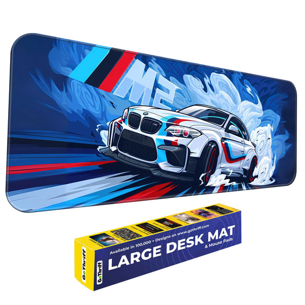 BMW M2 Performance Racing Car Deskmat